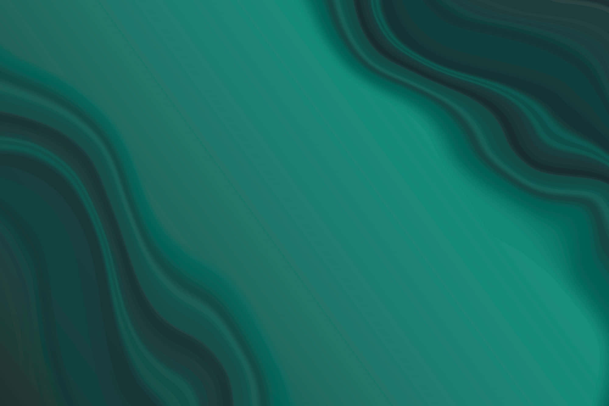 abstract jade waves, teal, dark green, Full HD Desktop Wallpaper