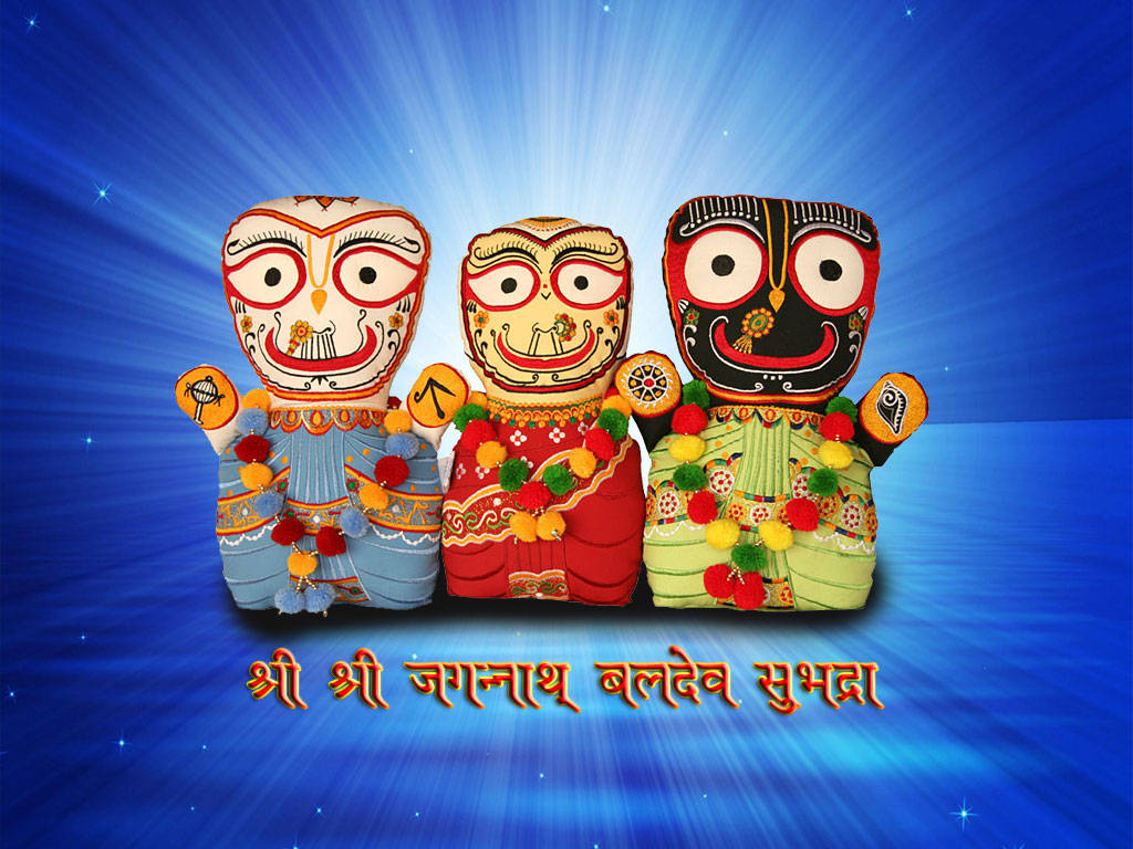 Jagannath, stitched dolls, traditional Indian deity dolls, SD Desktop Wallpaper