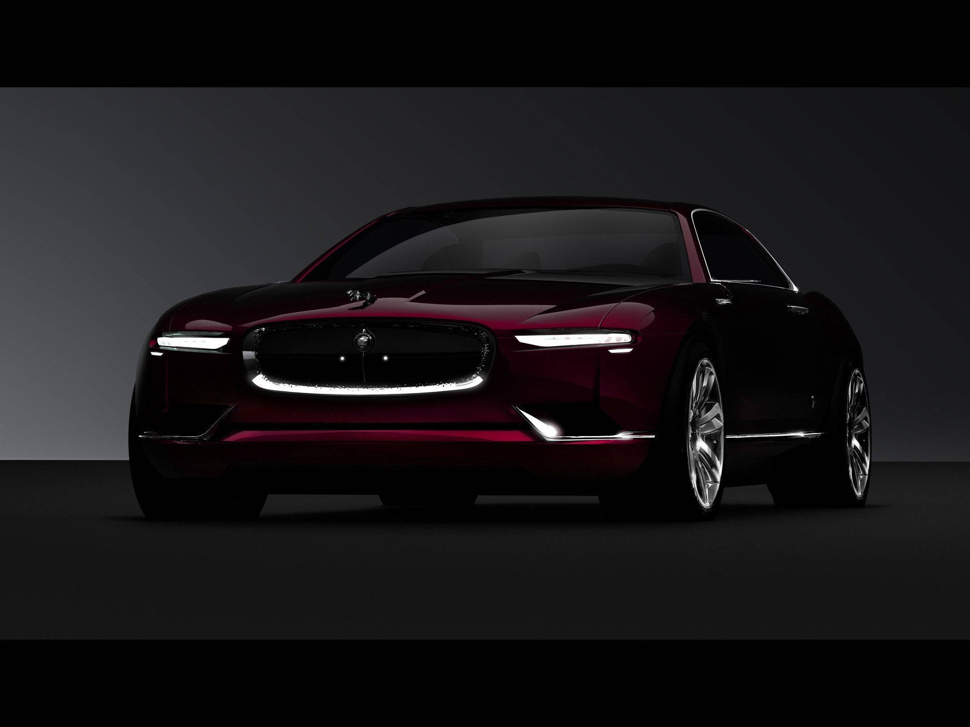 Jaguar Car, dark wine red, maroon, Full HD Desktop Wallpaper