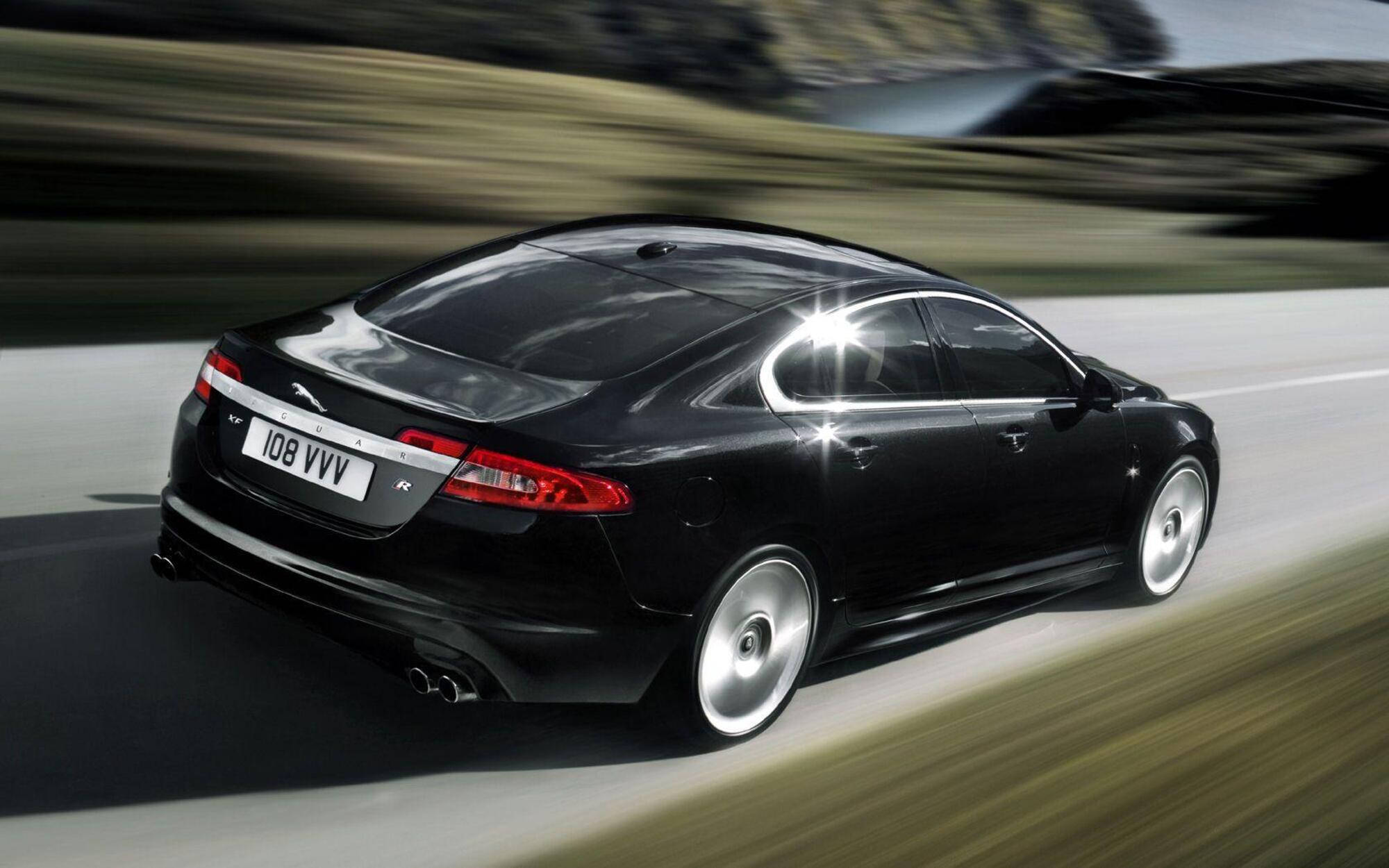 Jaguar, black, sports car, Full HD Desktop Wallpaper
