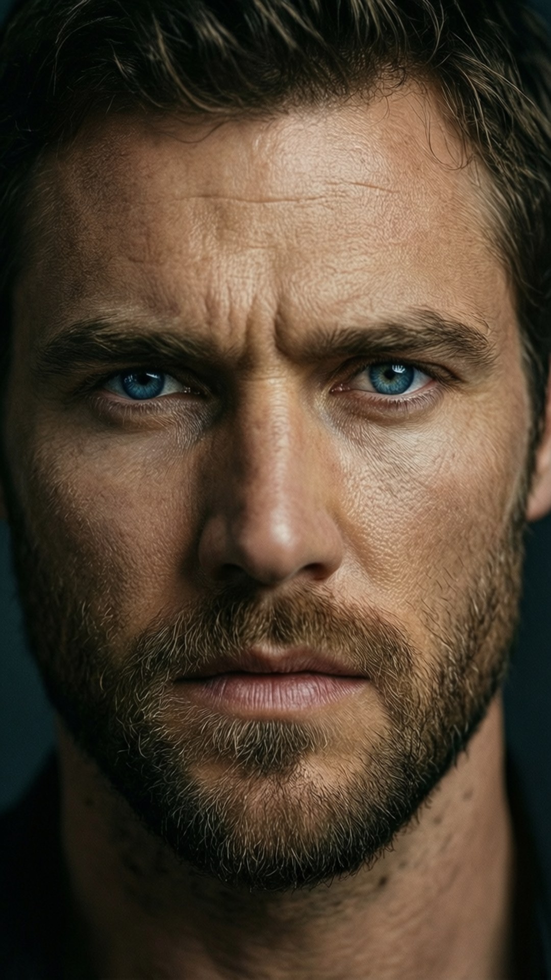 Jai Courtney, blue eyes, close-up portrait, Full HD Phone Wallpaper