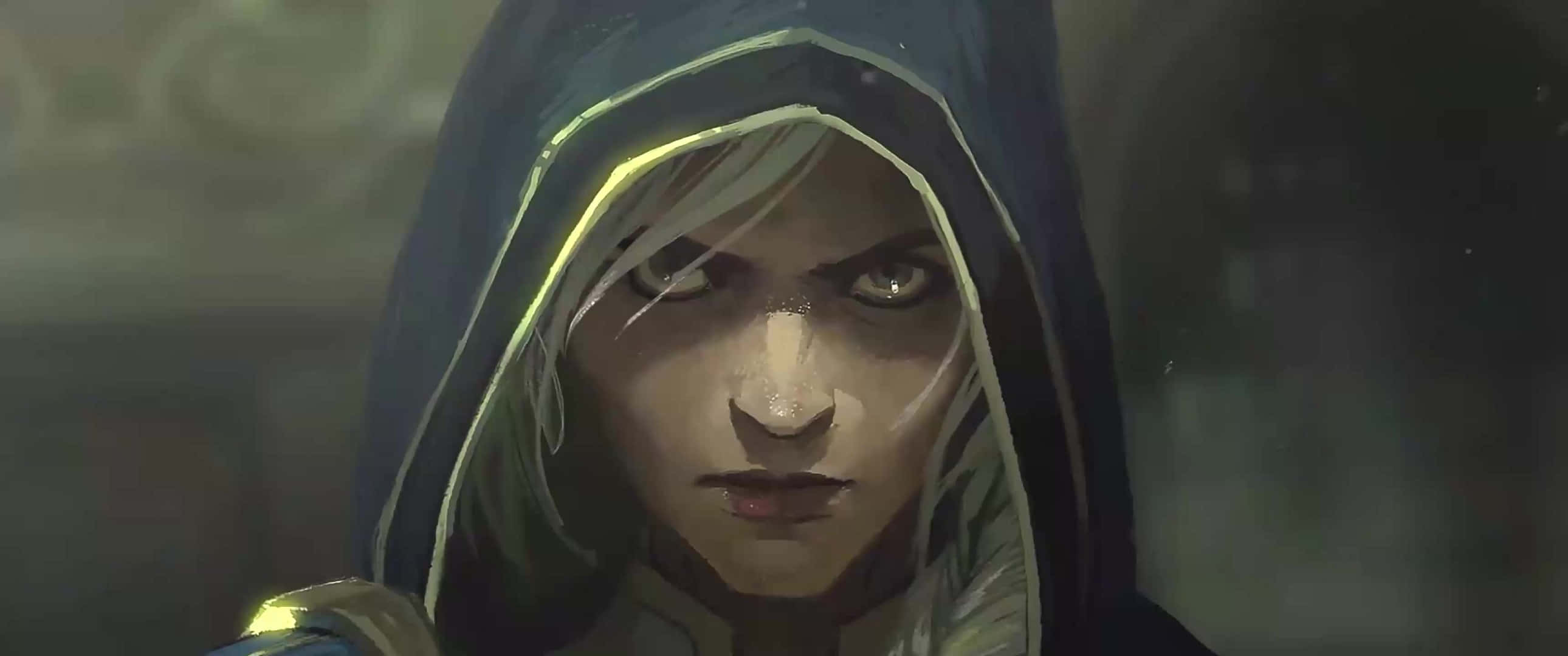 Jaina Proudmoore, hooded figure, pale skin, 2K Desktop Wallpaper