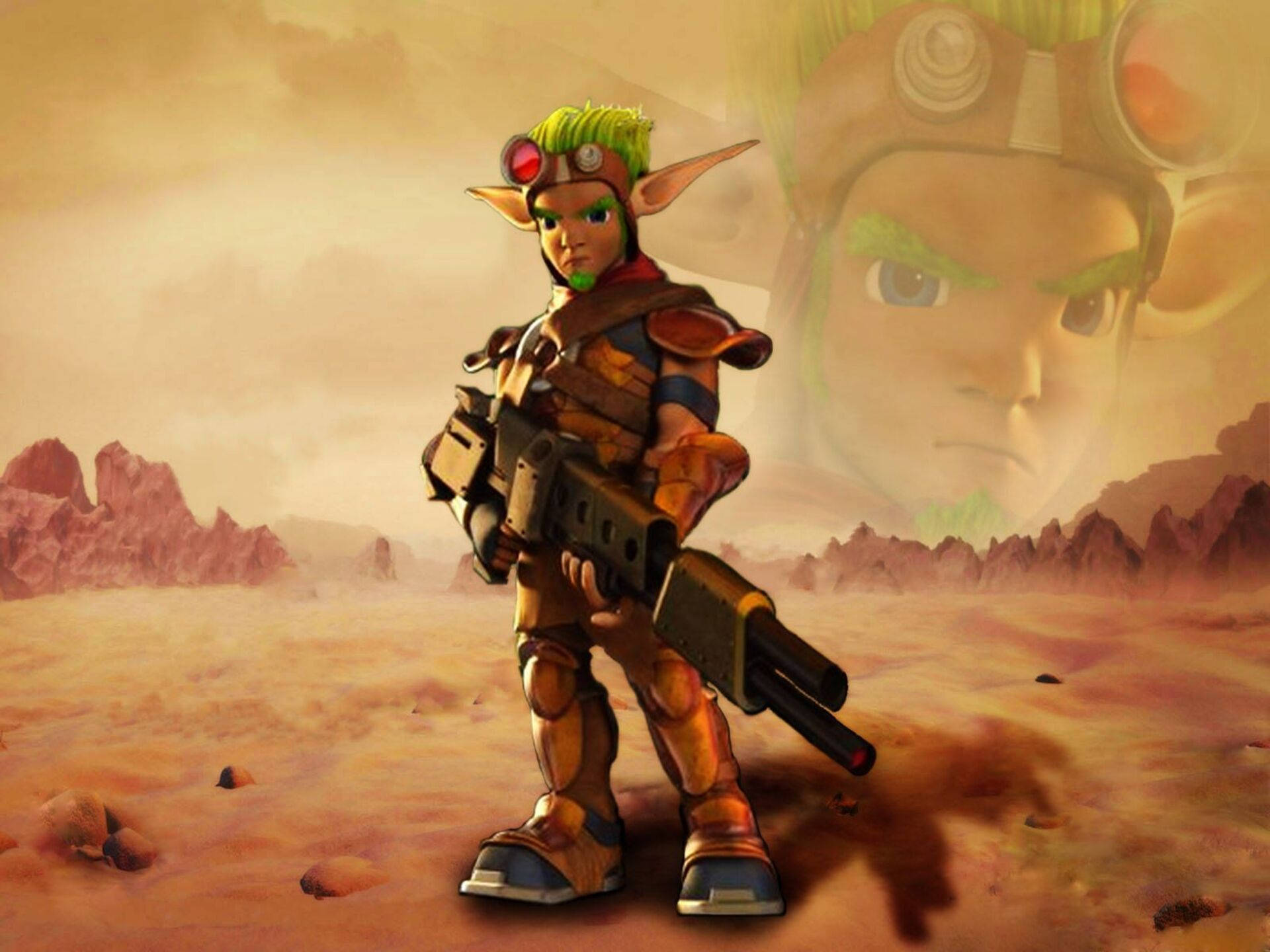 Jak 2, Jak, elf warrior, Full HD Desktop Wallpaper