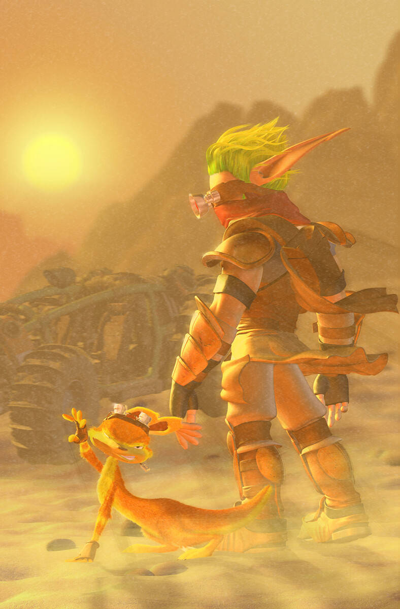 Jak 3, sandstorm, sun, SD Phone Wallpaper