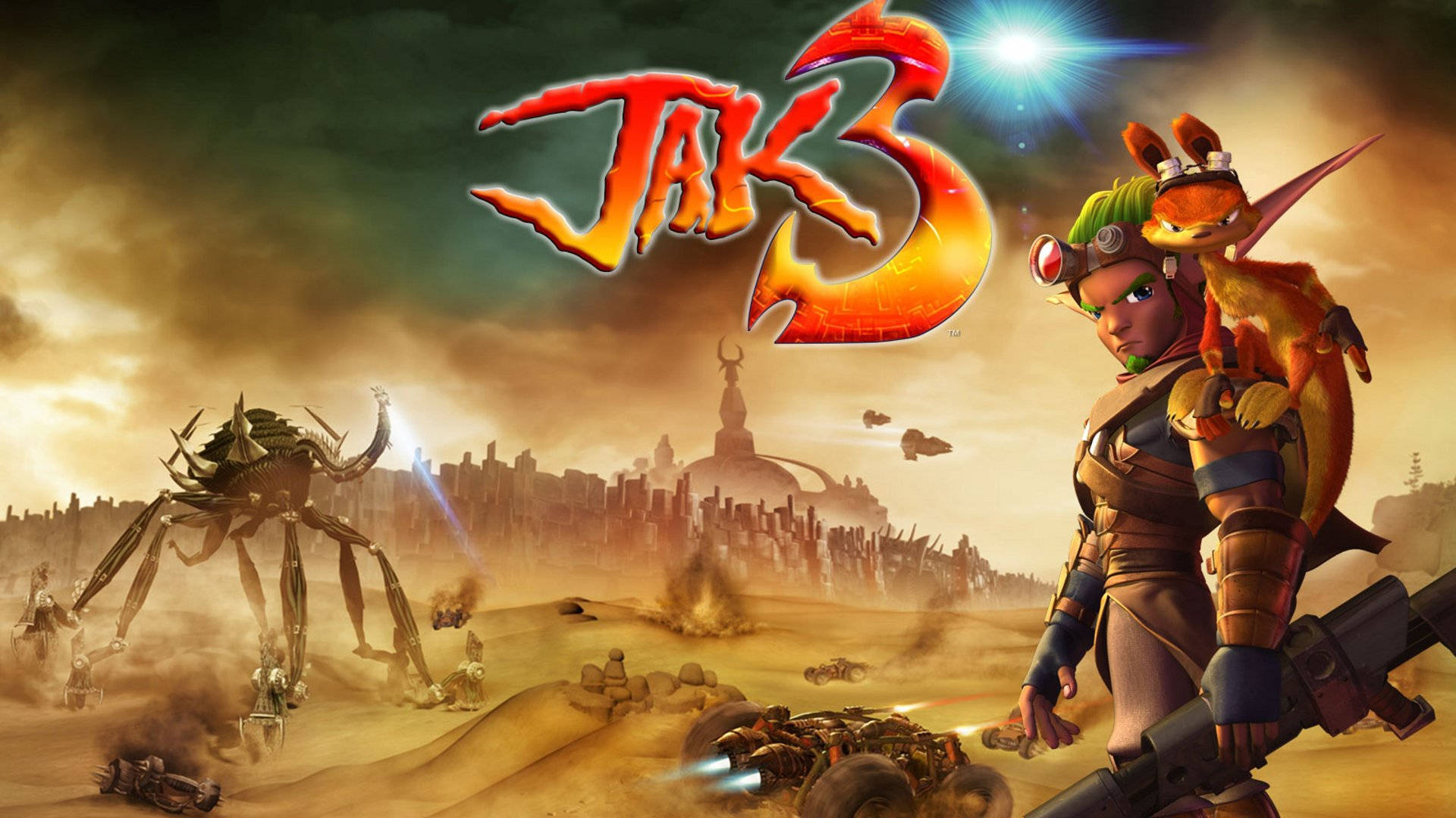 Jak 3, Jak, fox companion, Full HD Desktop Wallpaper