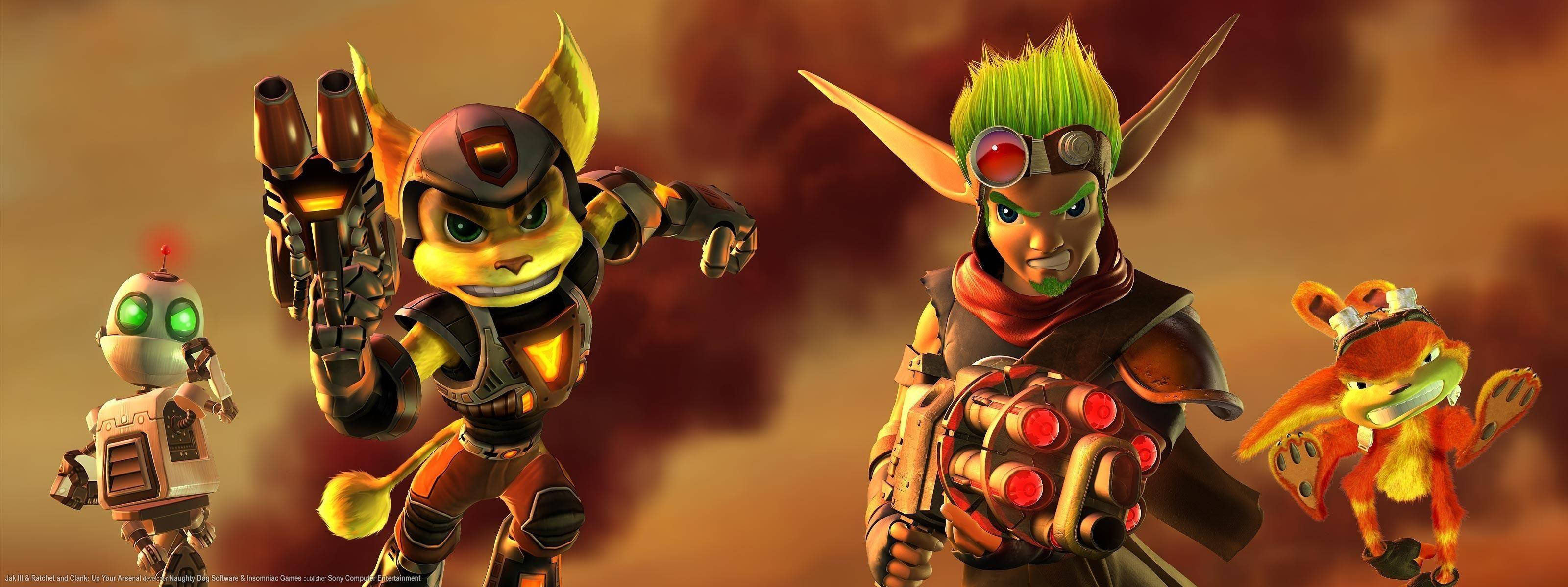 Jak, Daxter, sci-fi gear, 2K Desktop Wallpaper
