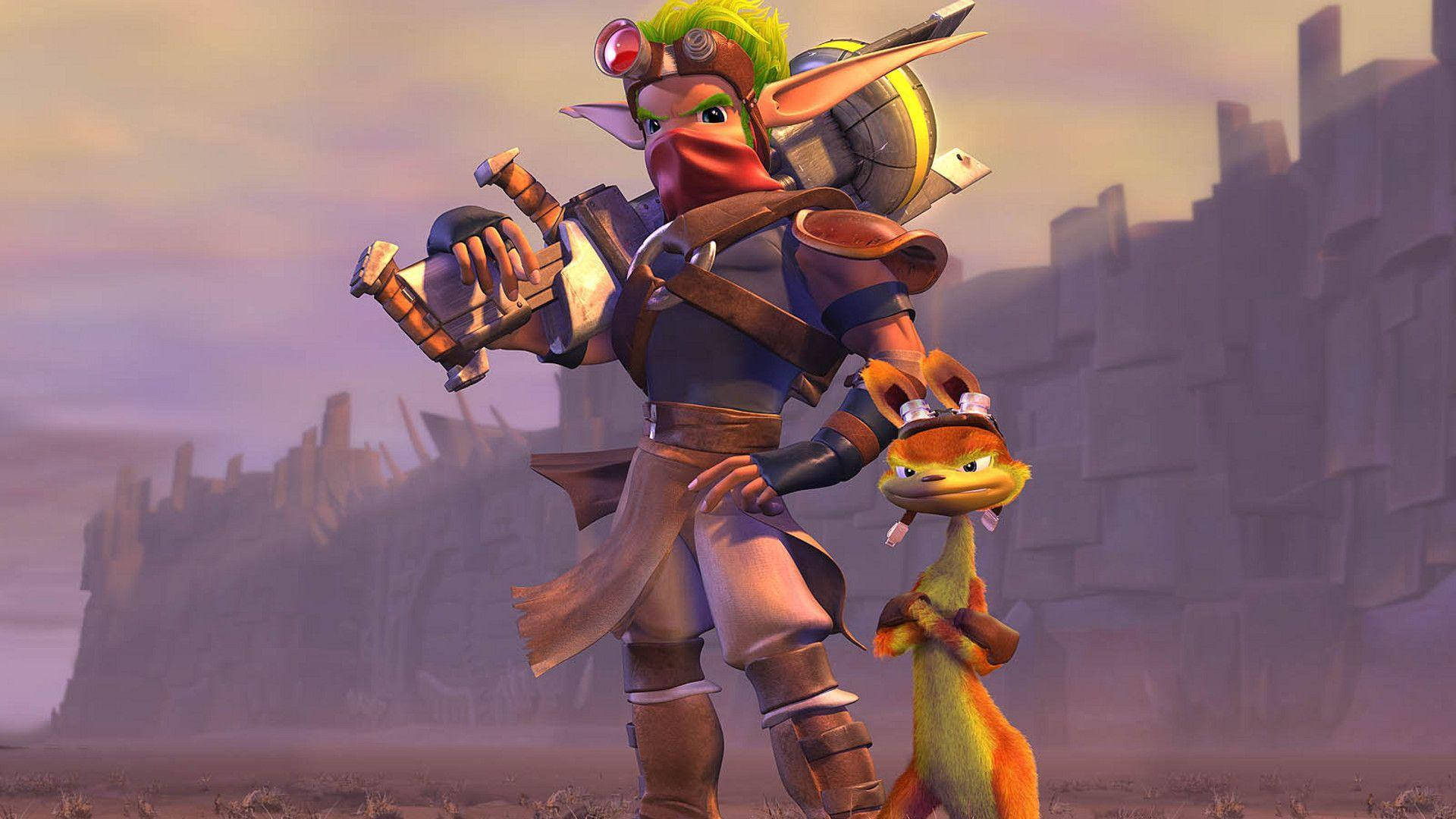 Jak, Daxter, green hair, Full HD Desktop Wallpaper