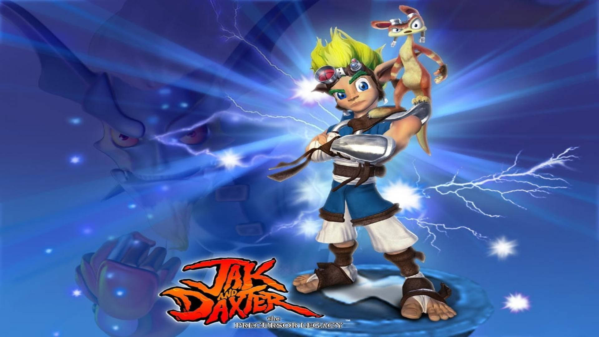 Jak, Daxter, lightning bolt, Full HD Desktop Wallpaper