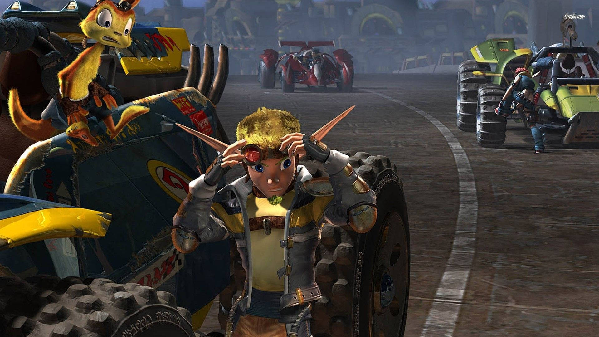 Jak, Daxter, monster truck, Full HD Desktop Wallpaper