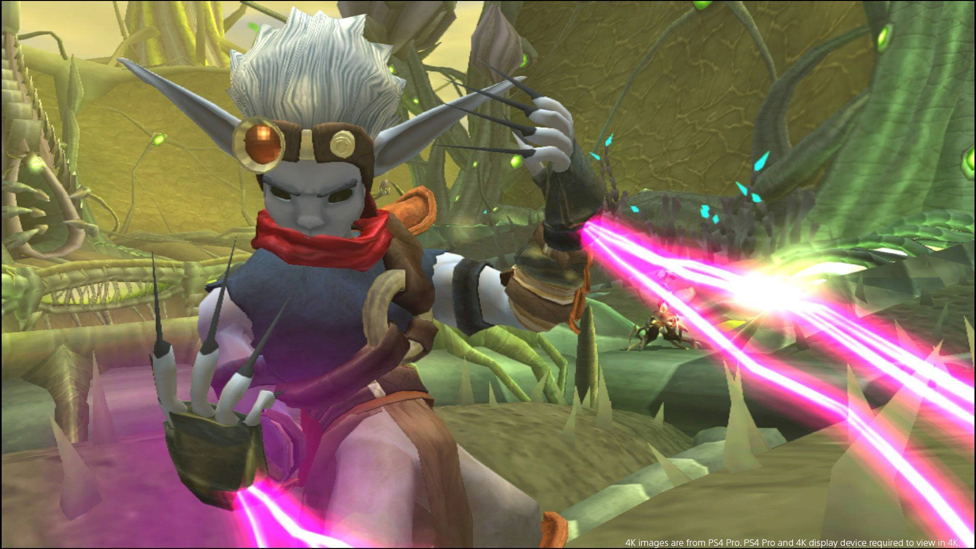 Jak and Daxter, glowing eyes, spiky white hair, Full HD Desktop Wallpaper