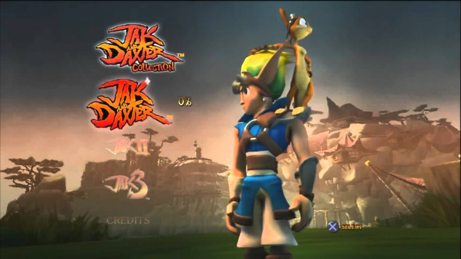 Jak and Daxter, monkey companion, rocky desert landscape, Full HD Desktop Wallpaper