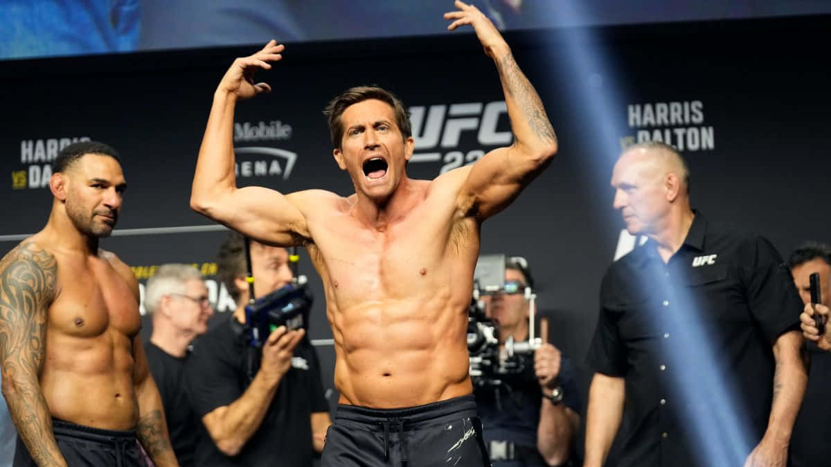 Jake Gyllenhaal, UFC, shirtless, SD Desktop Wallpaper