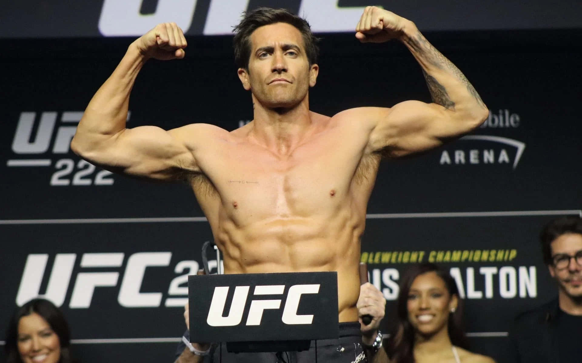 Jake Gyllenhaal, UFC, weigh-in, Full HD Desktop Wallpaper