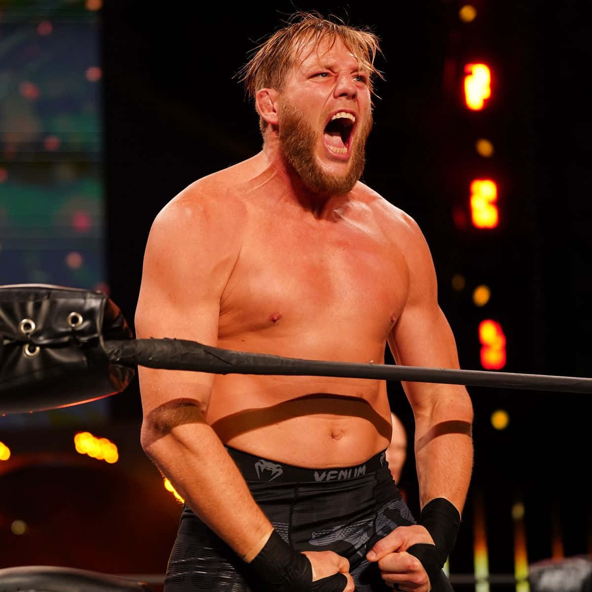 Jake Hager, Throwing Down with Renee and Miesha, wrestling ring, SD Desktop Wallpaper