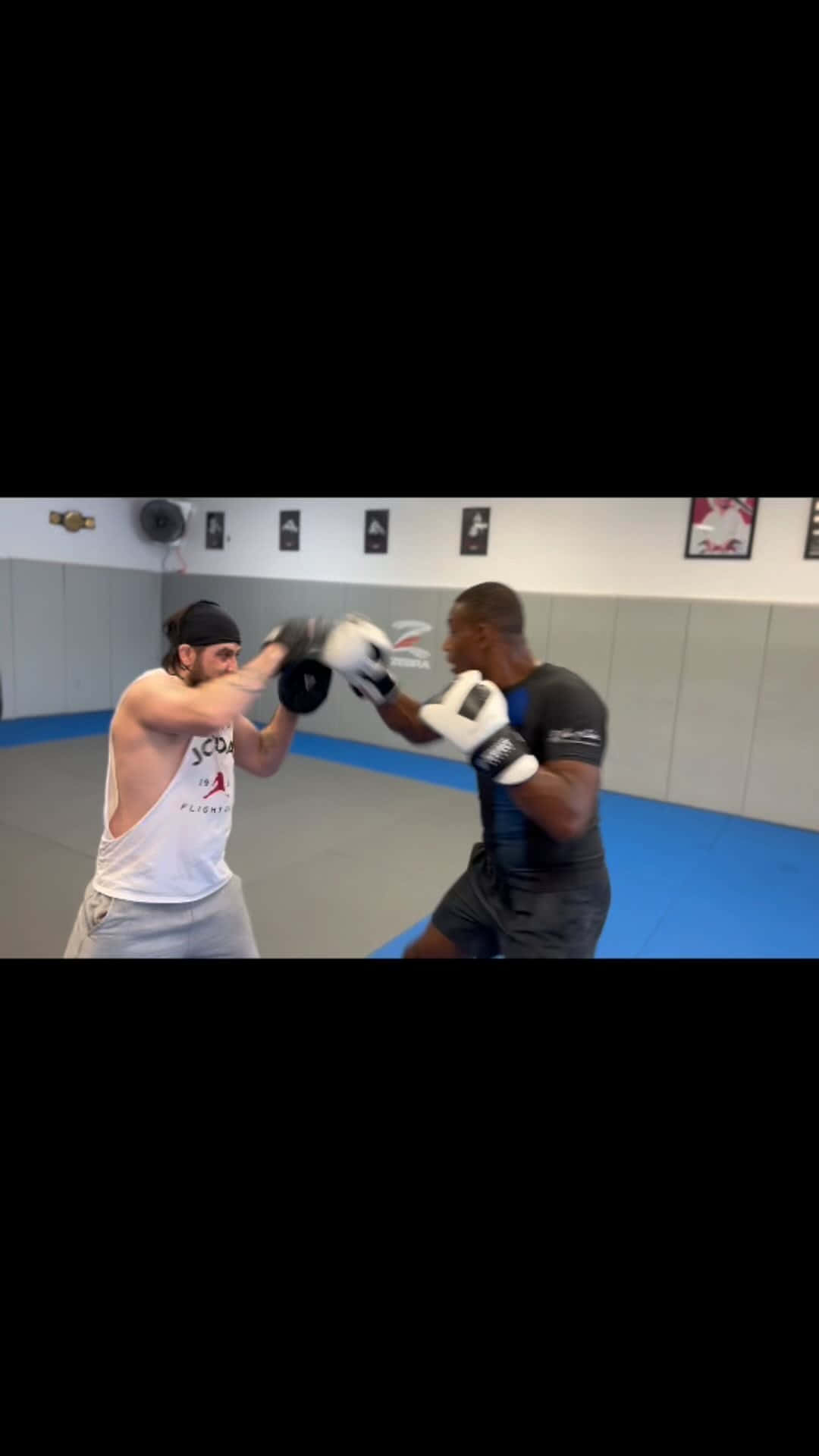 Jamahal Hill, gym, blue mats, Full HD Phone Wallpaper
