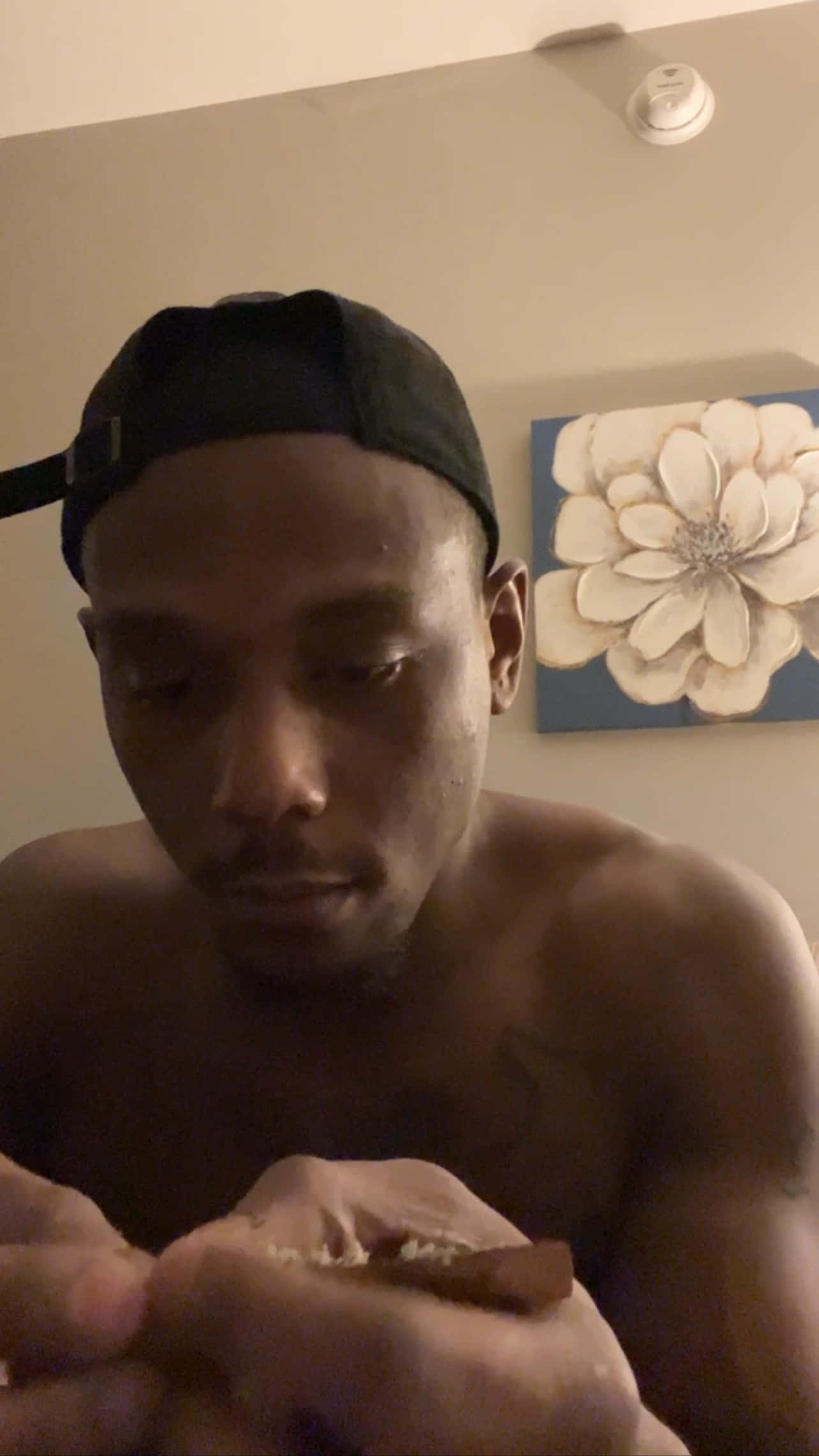 Jamahal Hill, black cap, cigarillo, Full HD Phone Wallpaper
