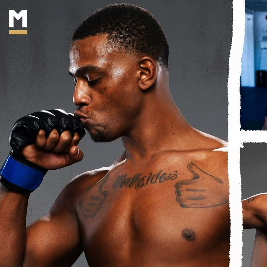 Jamahal Hill, black gloves, blue wrist wraps, SD Desktop Wallpaper