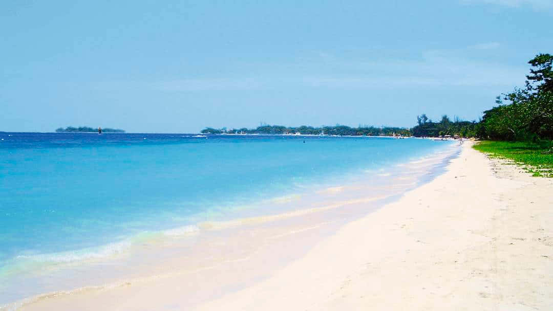 Jamaican Island, Sunset, tropical beach, SD Desktop Wallpaper