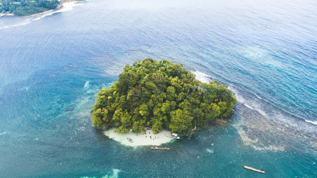 Jamaican Island, tropical island, white sand beach, SD Desktop Wallpaper