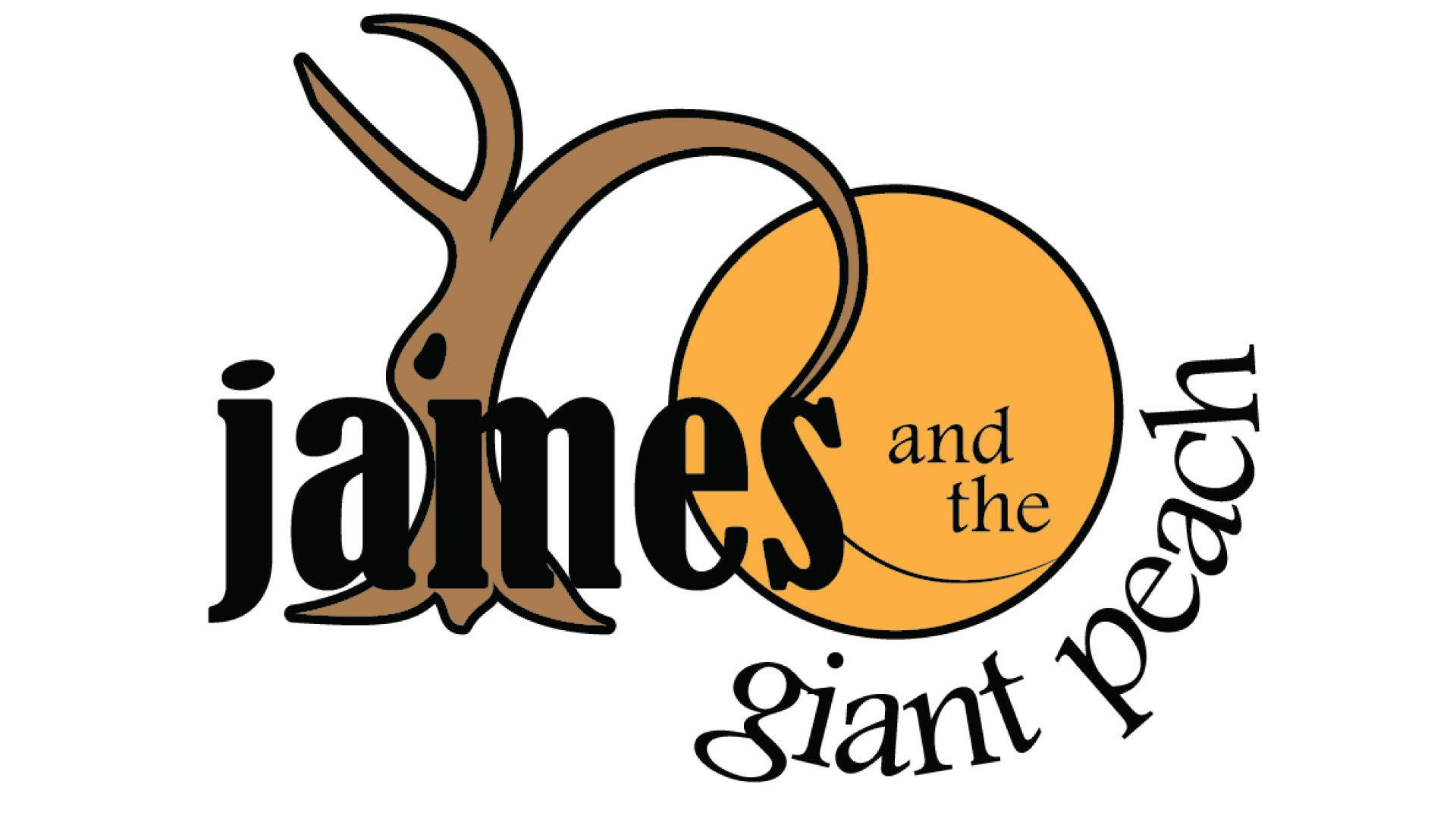 James And The Giant Peach, brown antlered creature, orange peach, Full HD Desktop Wallpaper