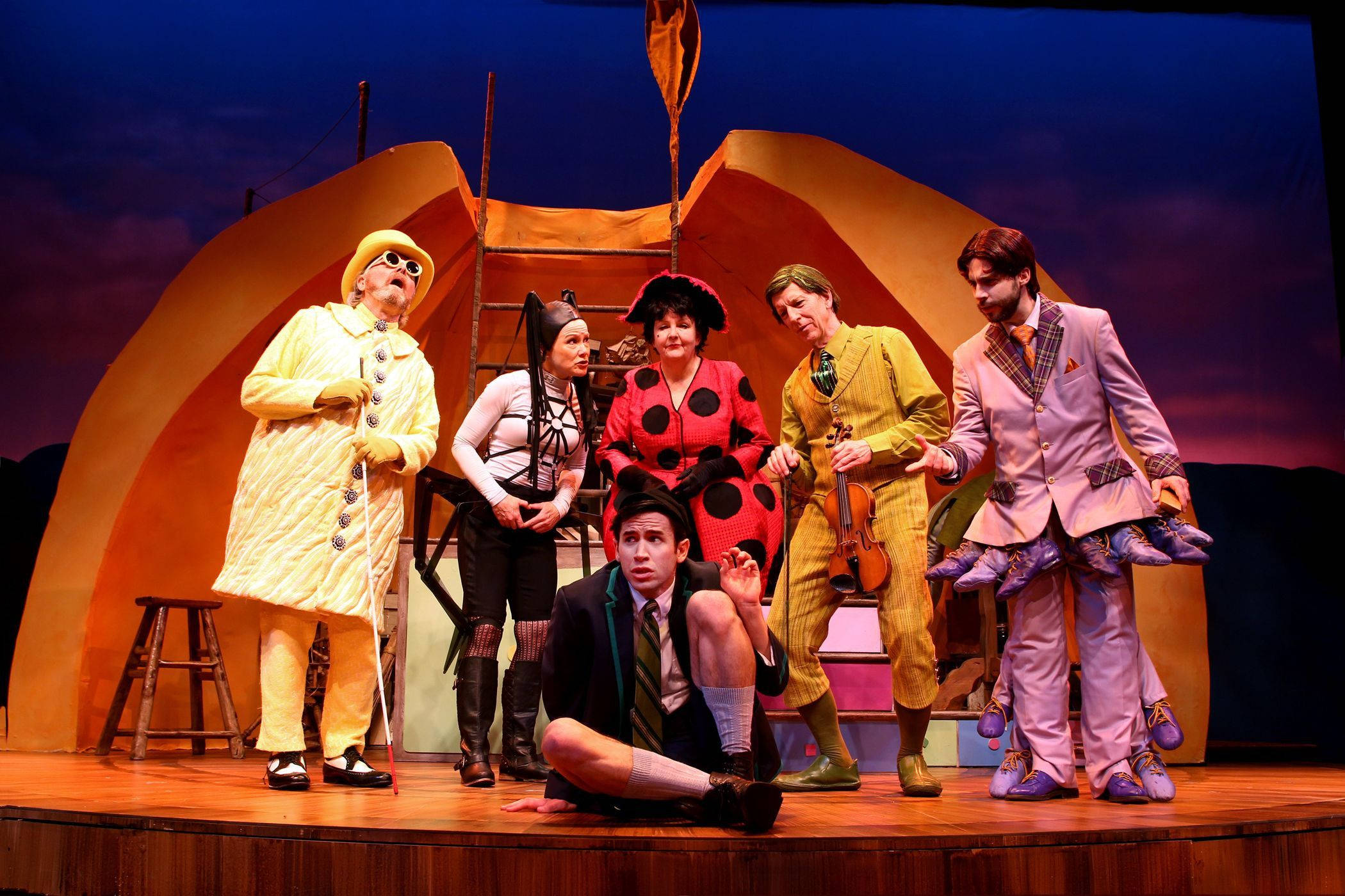 James And The Giant Peach, stage musical, theatrical stage, Full HD Desktop Wallpaper