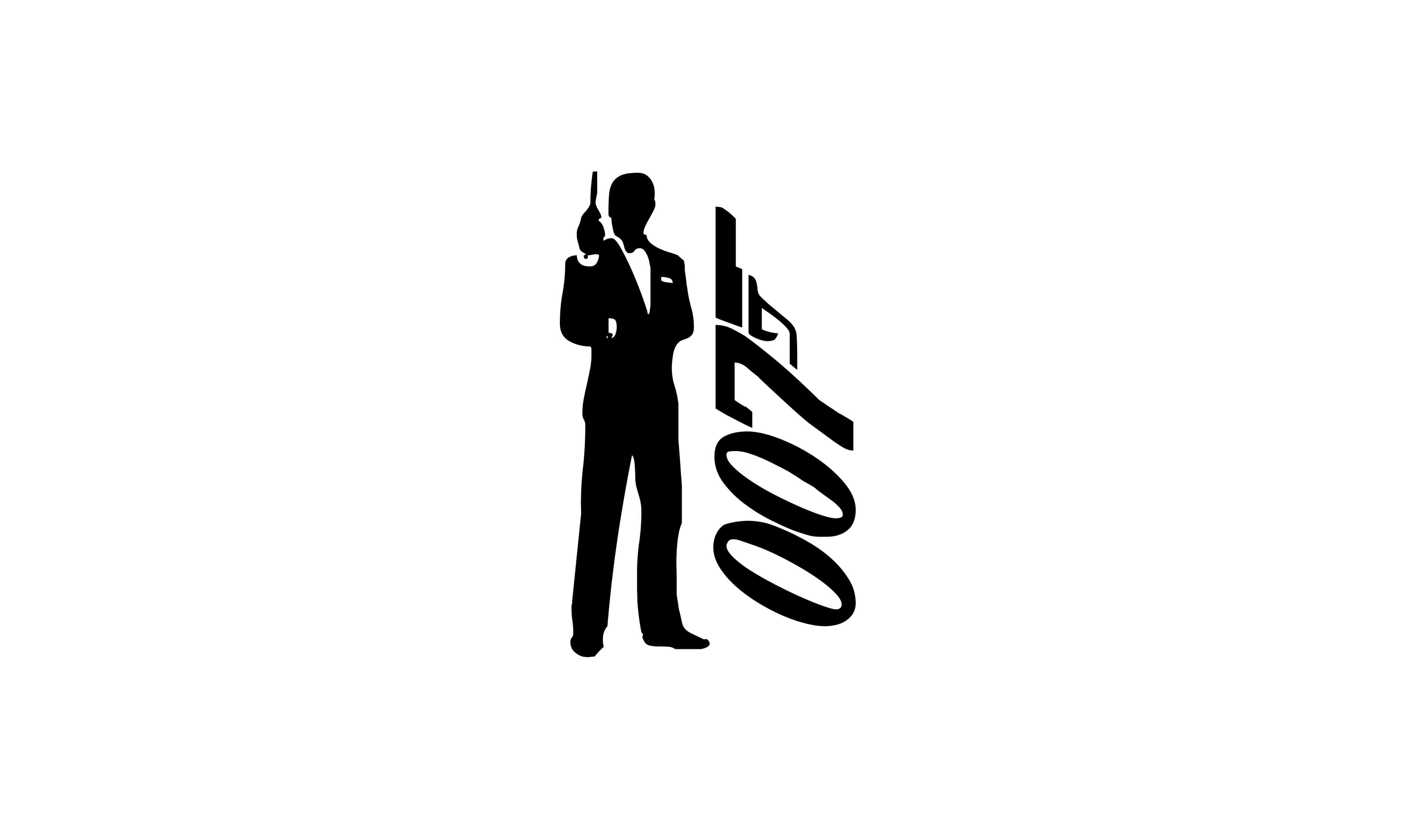 James Bond, silhouette, tuxedo, 4K Desktop Wallpaper