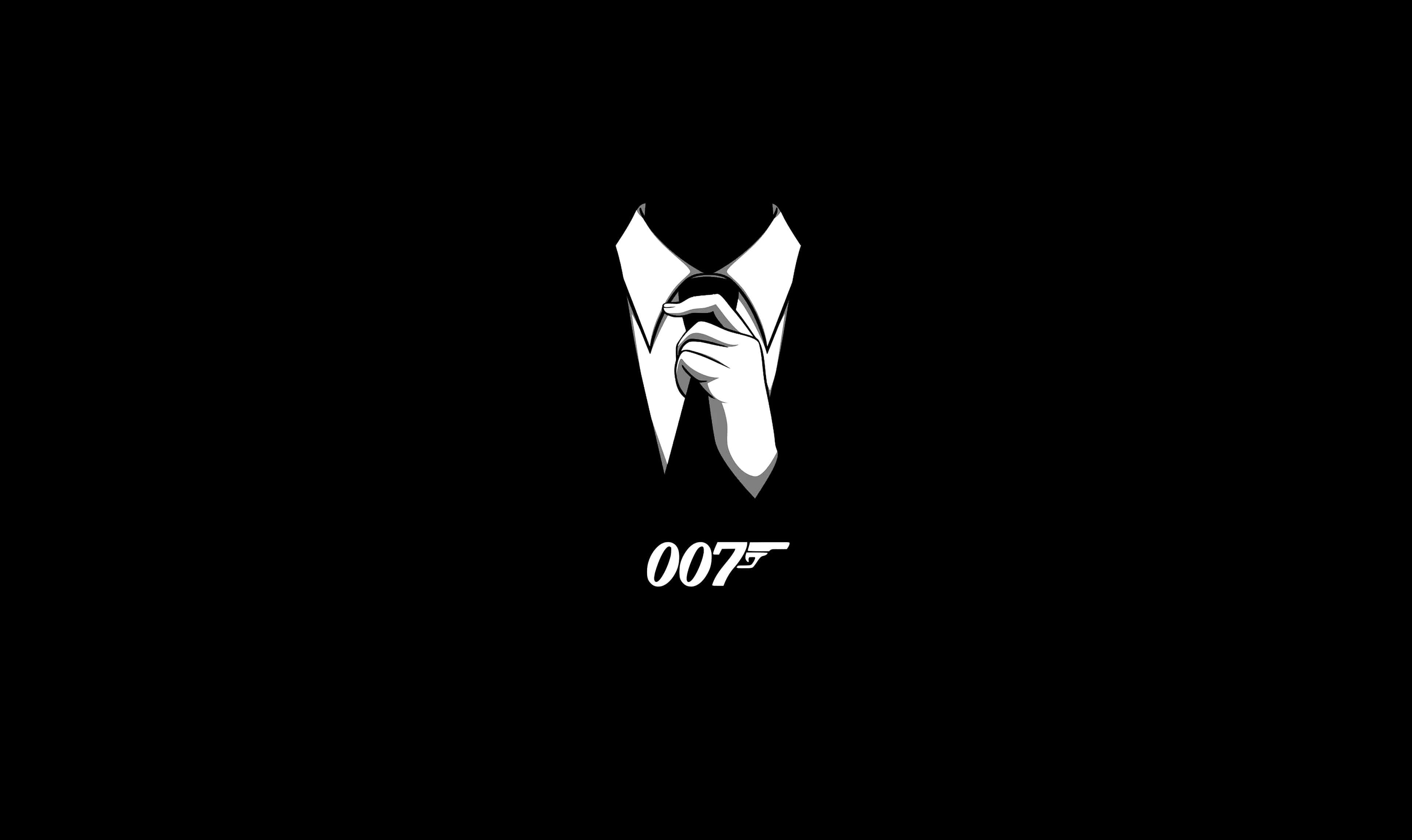 James Bond 007, iconic silhouette, 007 gun symbol, 4K Desktop Wallpaper