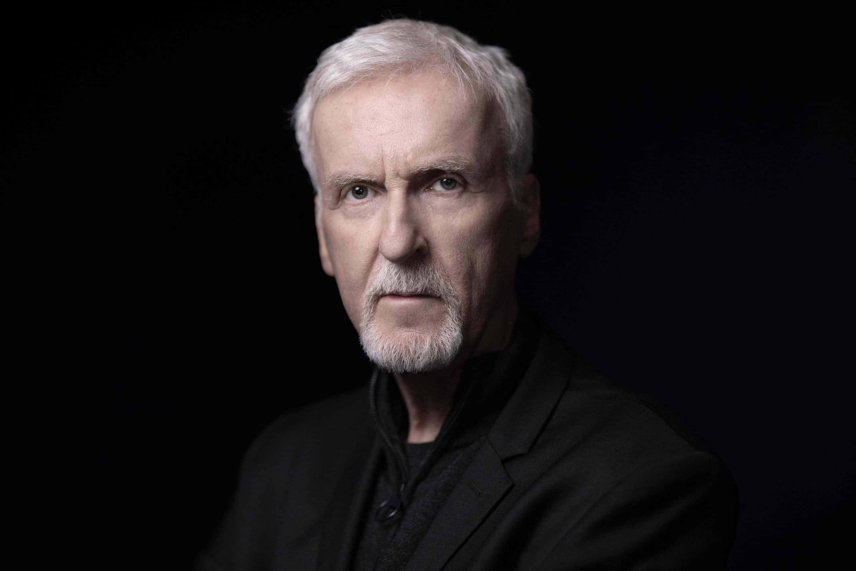 James Cameron, white hair, beard, 2K Desktop Wallpaper