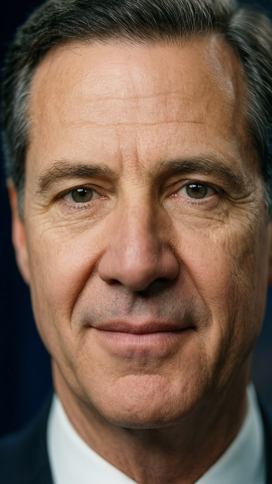 James Comey, subtle smile, close-up portrait, Full HD Phone Wallpaper