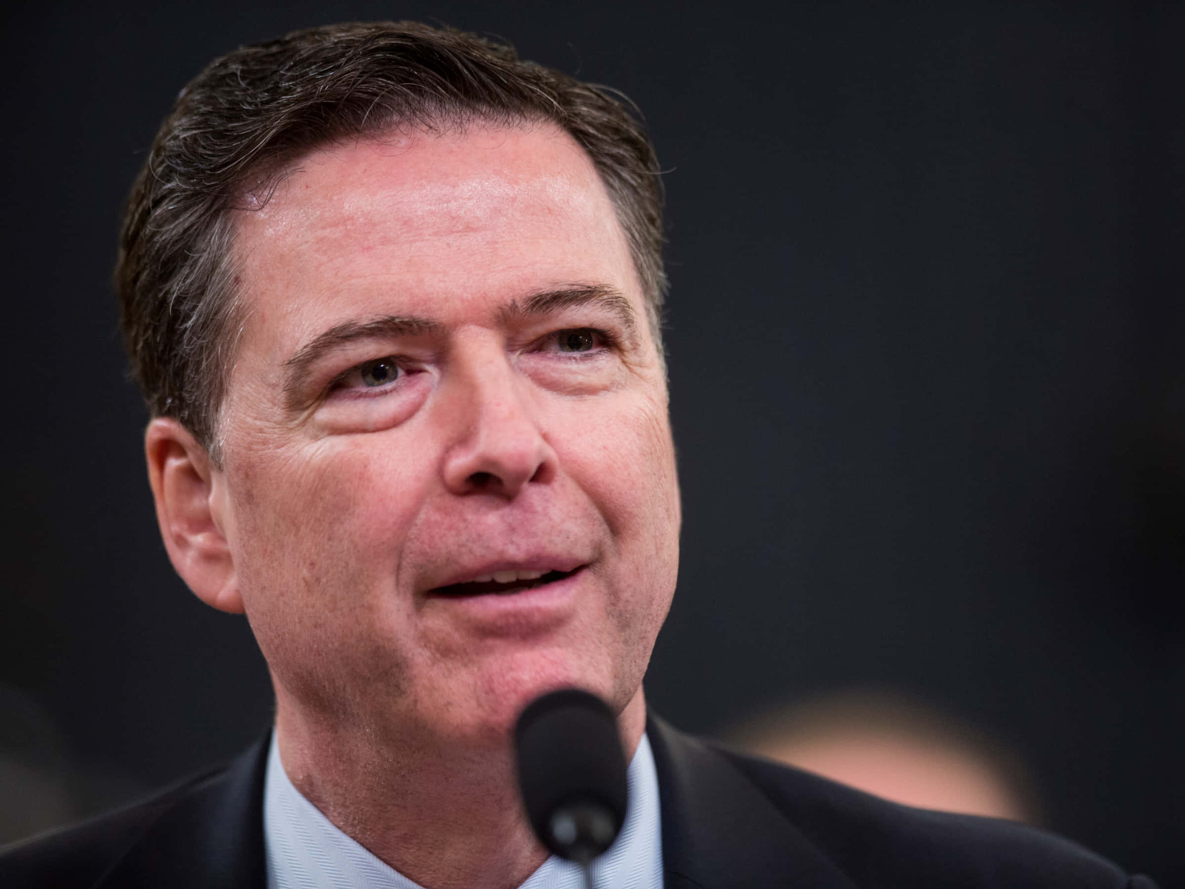 James Comey, suit, microphone, Full HD Desktop Wallpaper