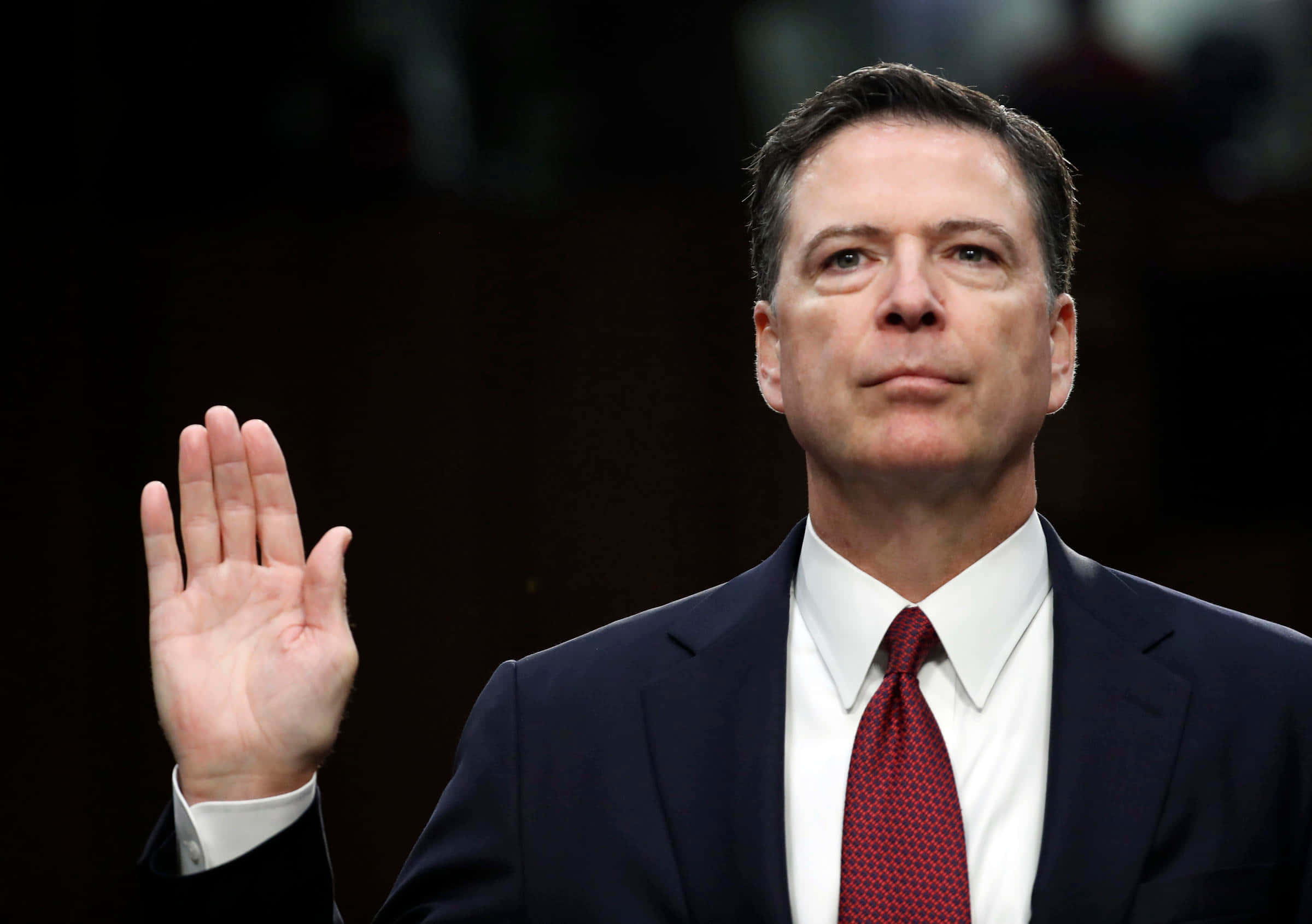 James Comey, oath ceremony, dark suit, Full HD Desktop Wallpaper