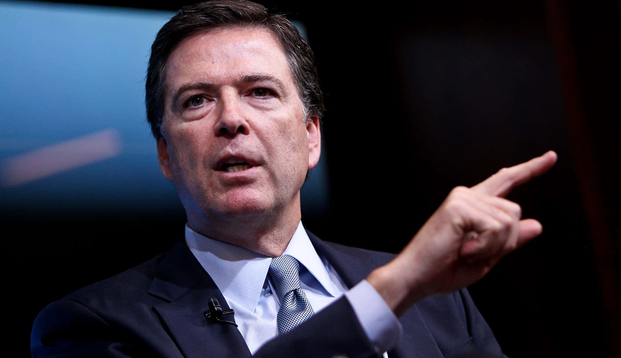 James Comey, dark suit, tie, Full HD Desktop Wallpaper