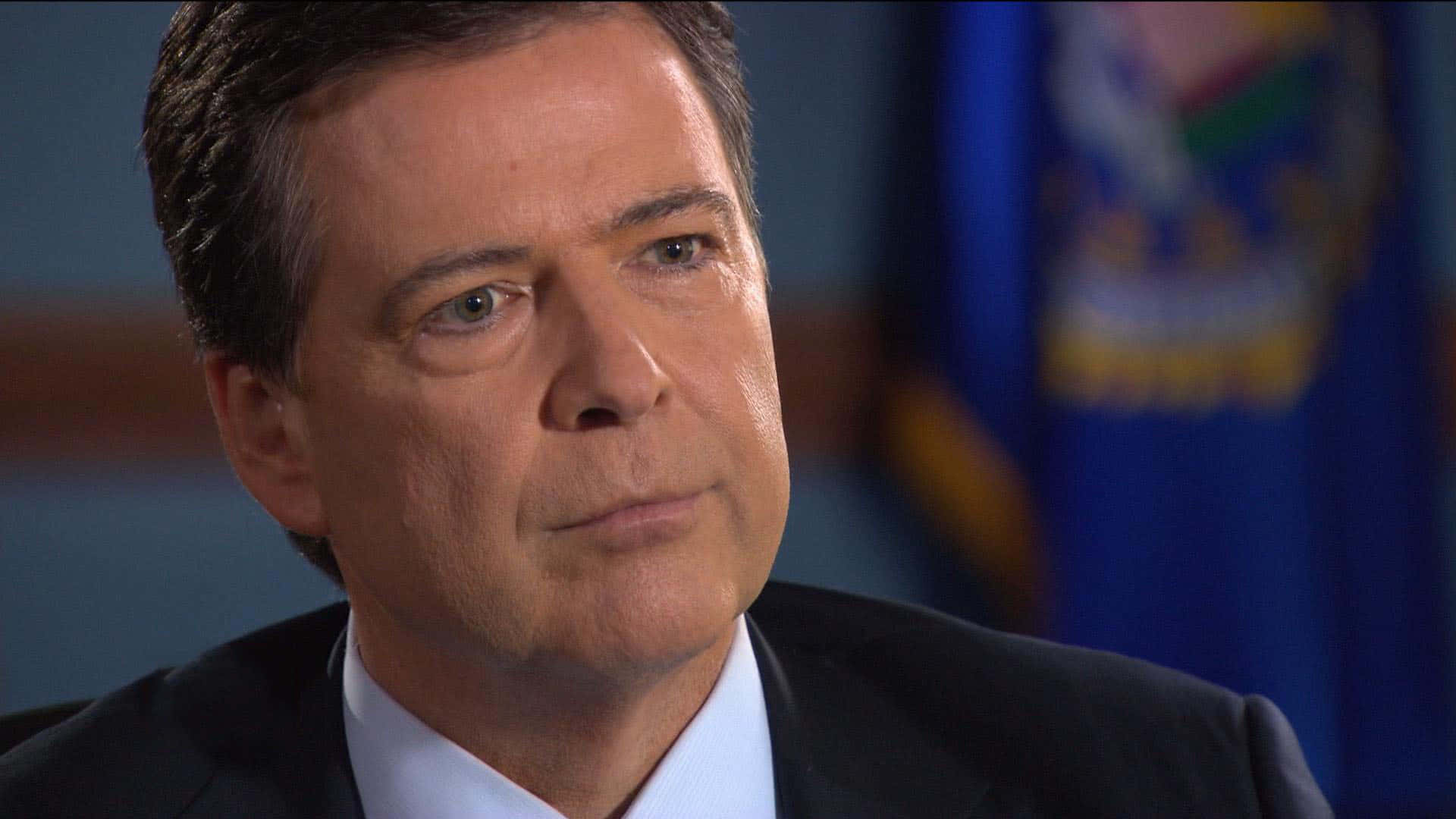 James Comey, dark suit, white shirt, Full HD Desktop Wallpaper