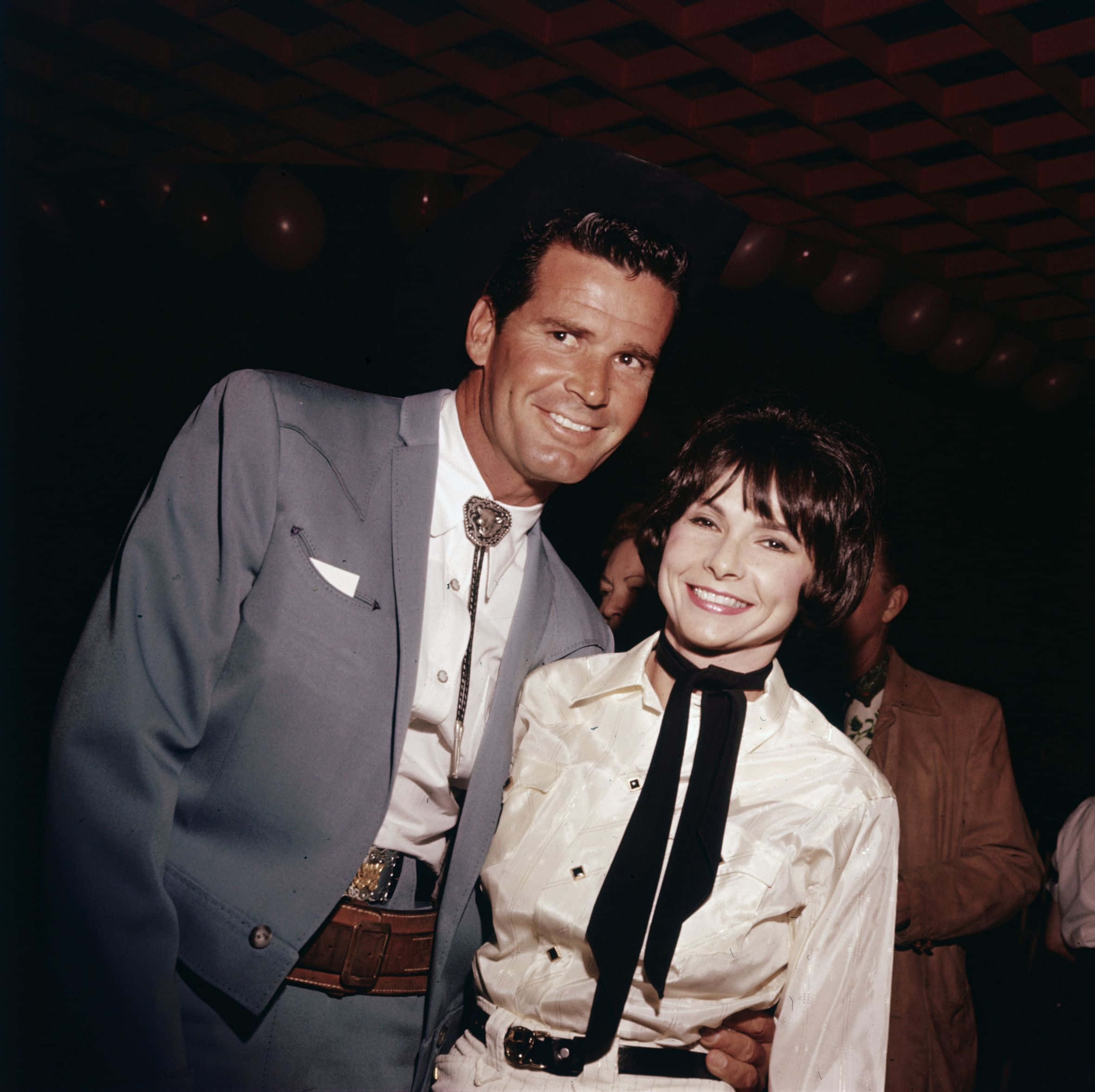 James Garner, gray suit, bolo tie, Full HD Desktop Wallpaper