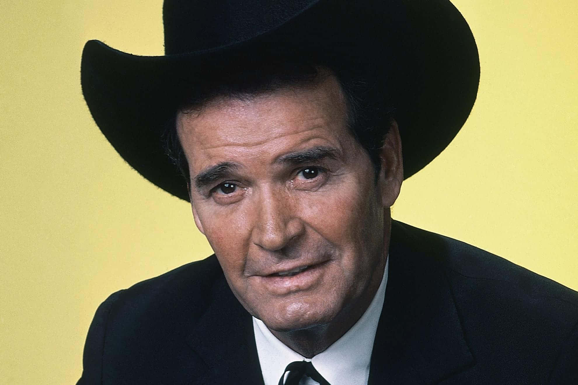 James Garner, cowboy hat, suit, Full HD Desktop Wallpaper