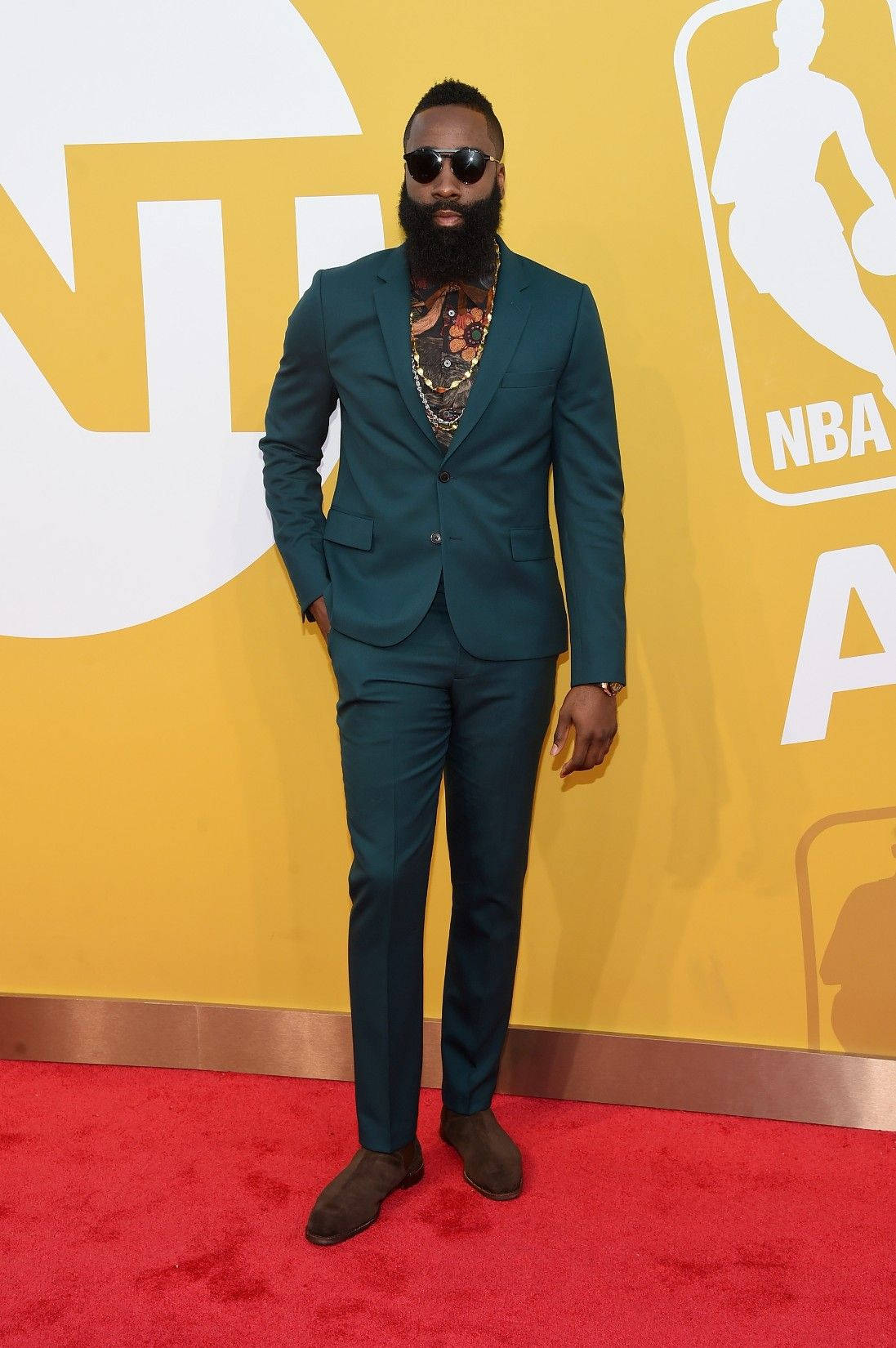 James Harden, red carpet, teal suit, HD Phone Wallpaper