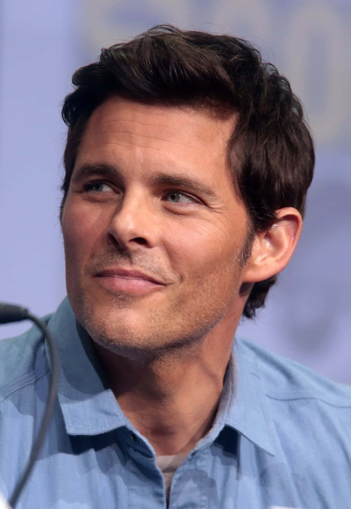 James Marsden, light blue shirt, panel event, HD Phone Wallpaper