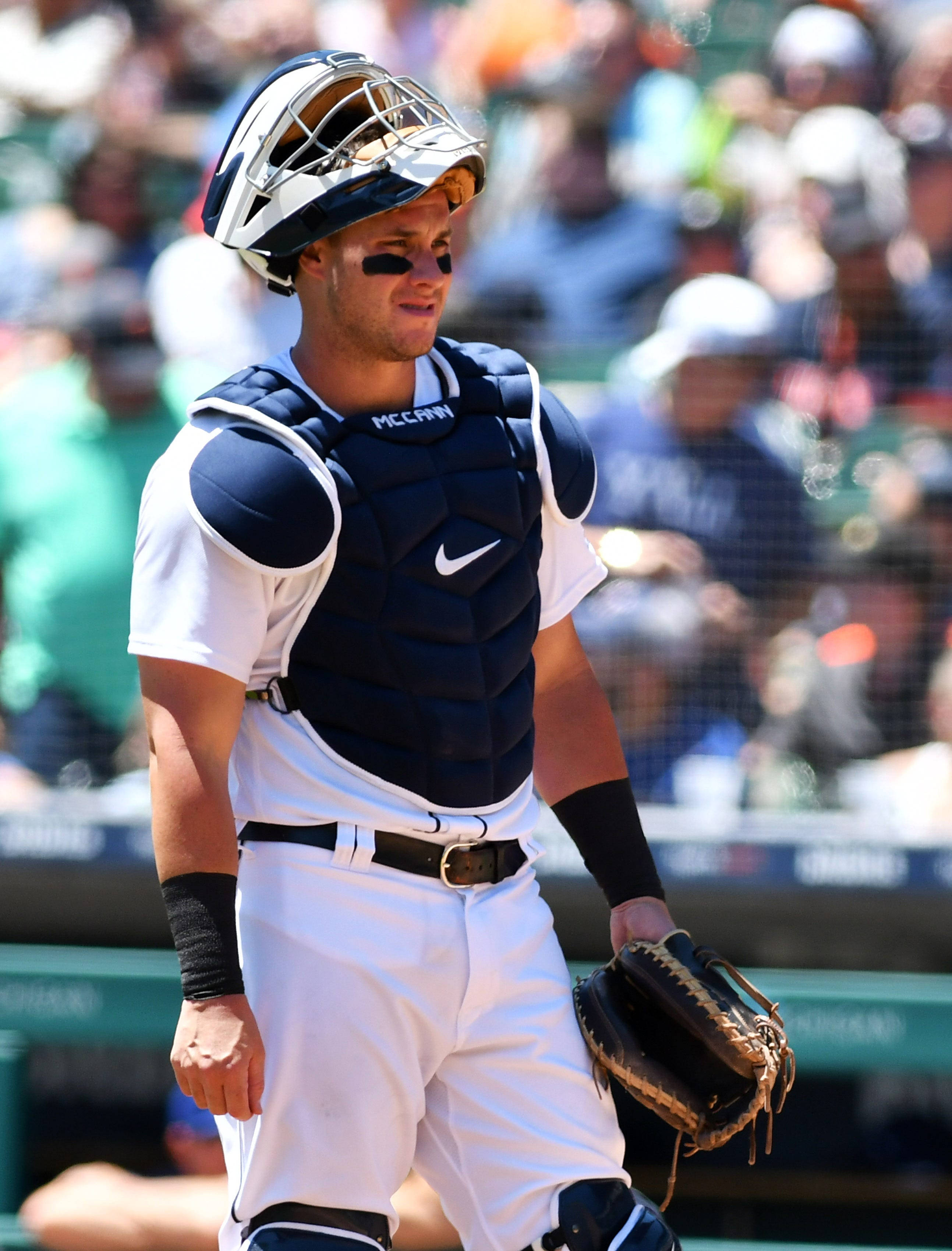 James McCann, baseball catcher, full gear, 2K Phone Wallpaper