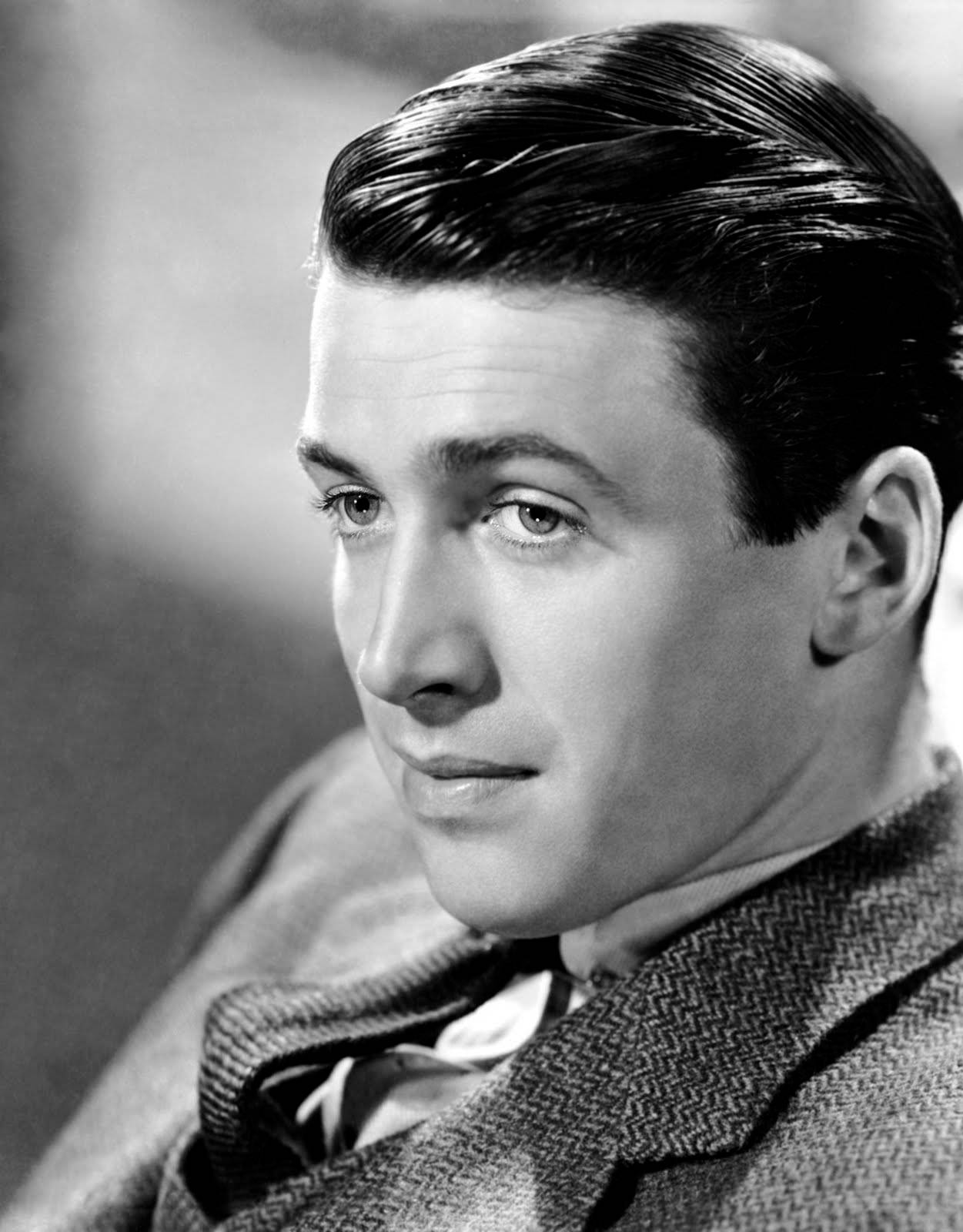 James Stewart, black and white portrait, slicked back hair, HD Phone Wallpaper