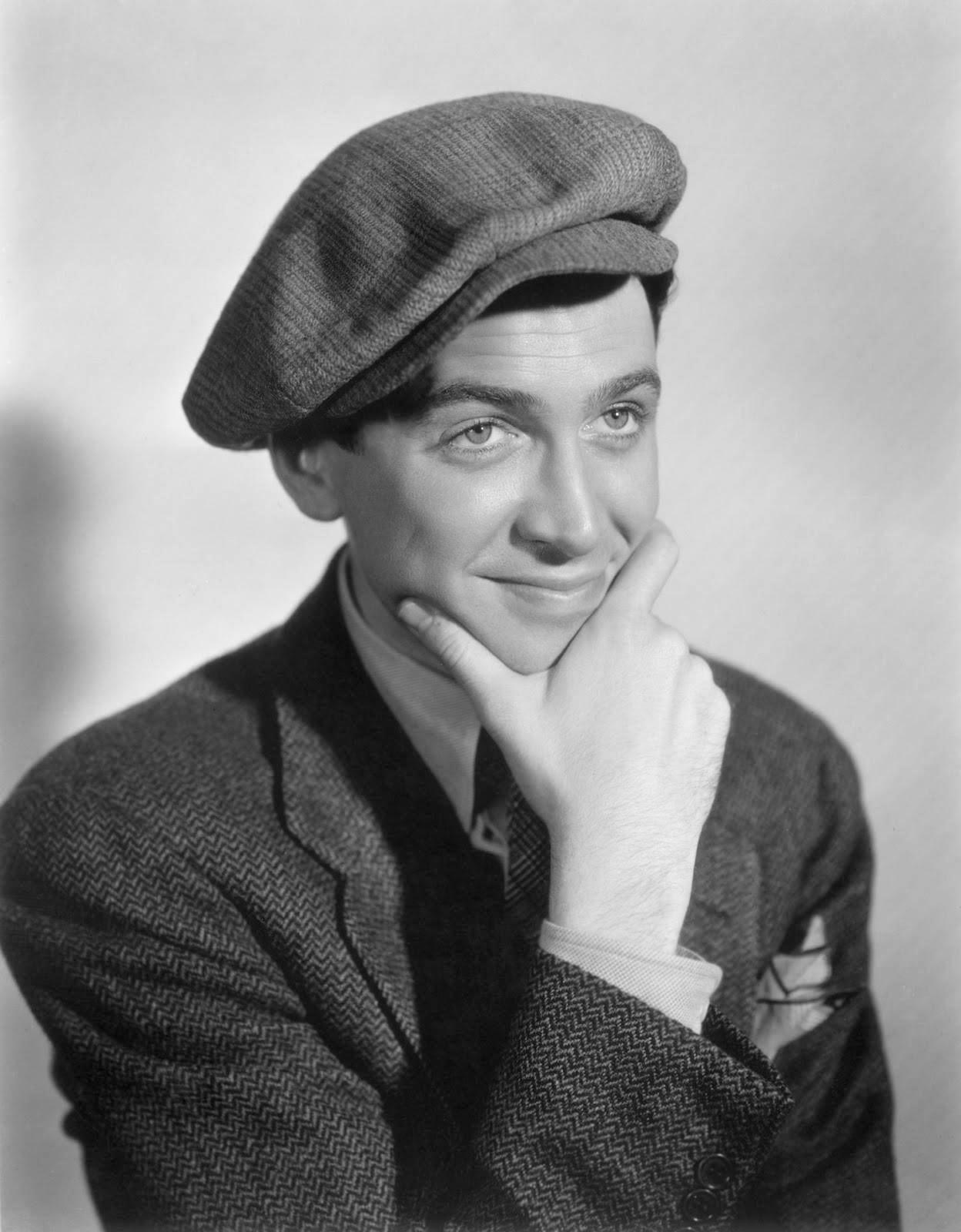 James Stewart, flat cap, vintage black and white portrait, HD Phone Wallpaper