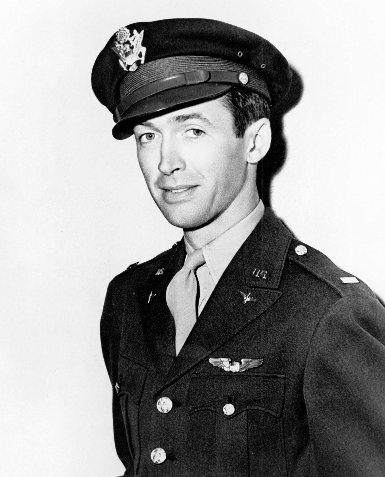 James Stewart, military uniform, pilot wings, HD Phone Wallpaper