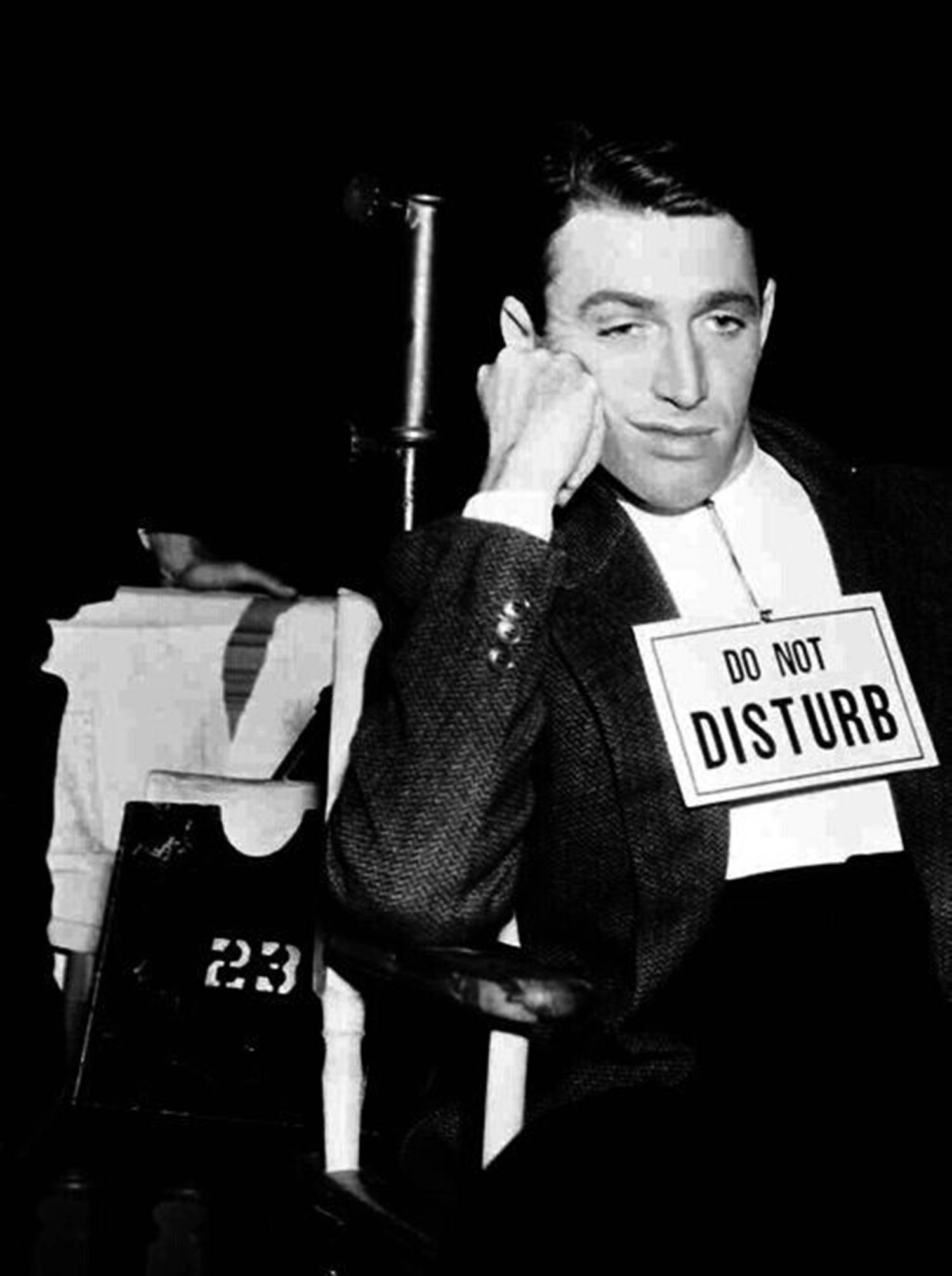 James Stewart, DO NOT DISTURB sign, suit, Full HD Phone Wallpaper