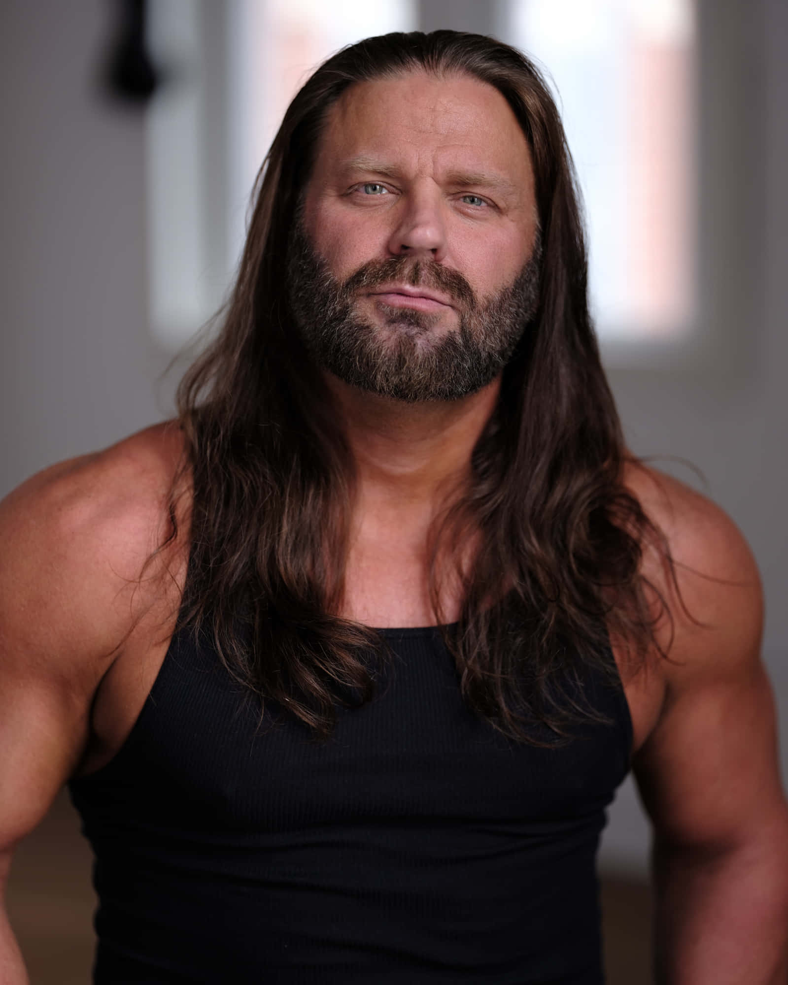 James Storm, black tank top, muscular man, Full HD Phone Wallpaper
