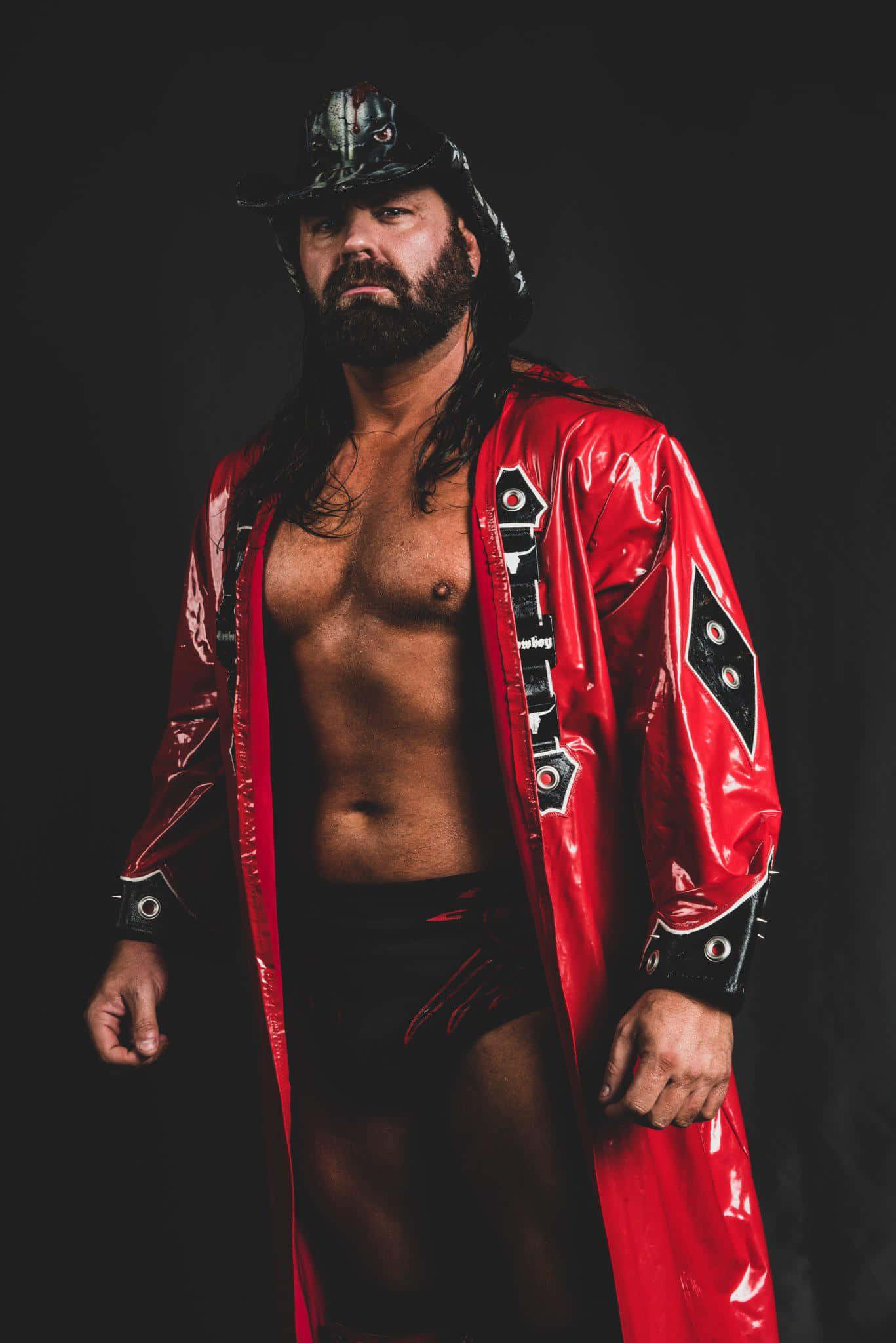 James Storm, red latex trench coat, shiny red coat, Full HD Phone Wallpaper