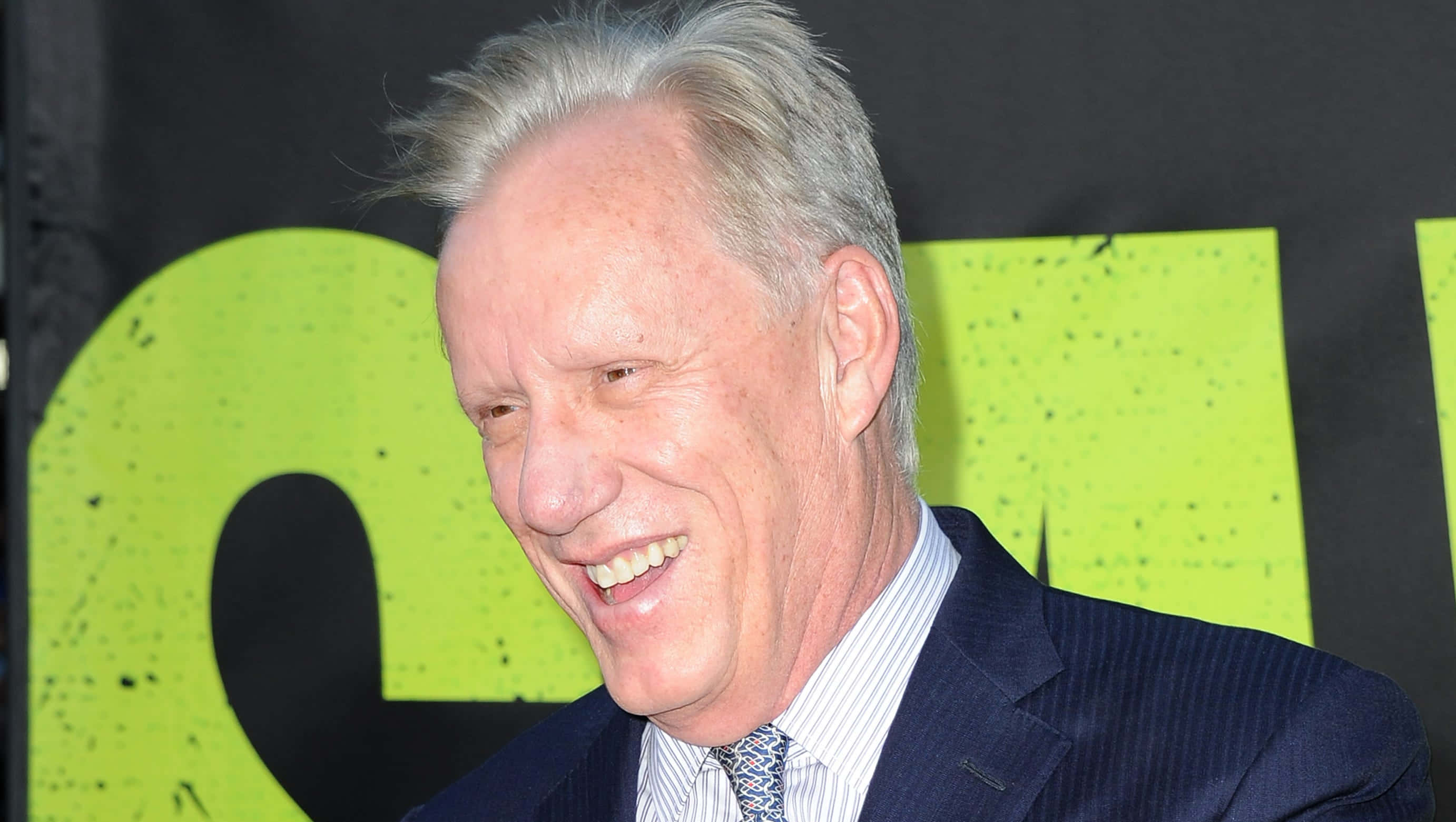 James Woods, gray hair, dark suit, 2K Desktop Wallpaper