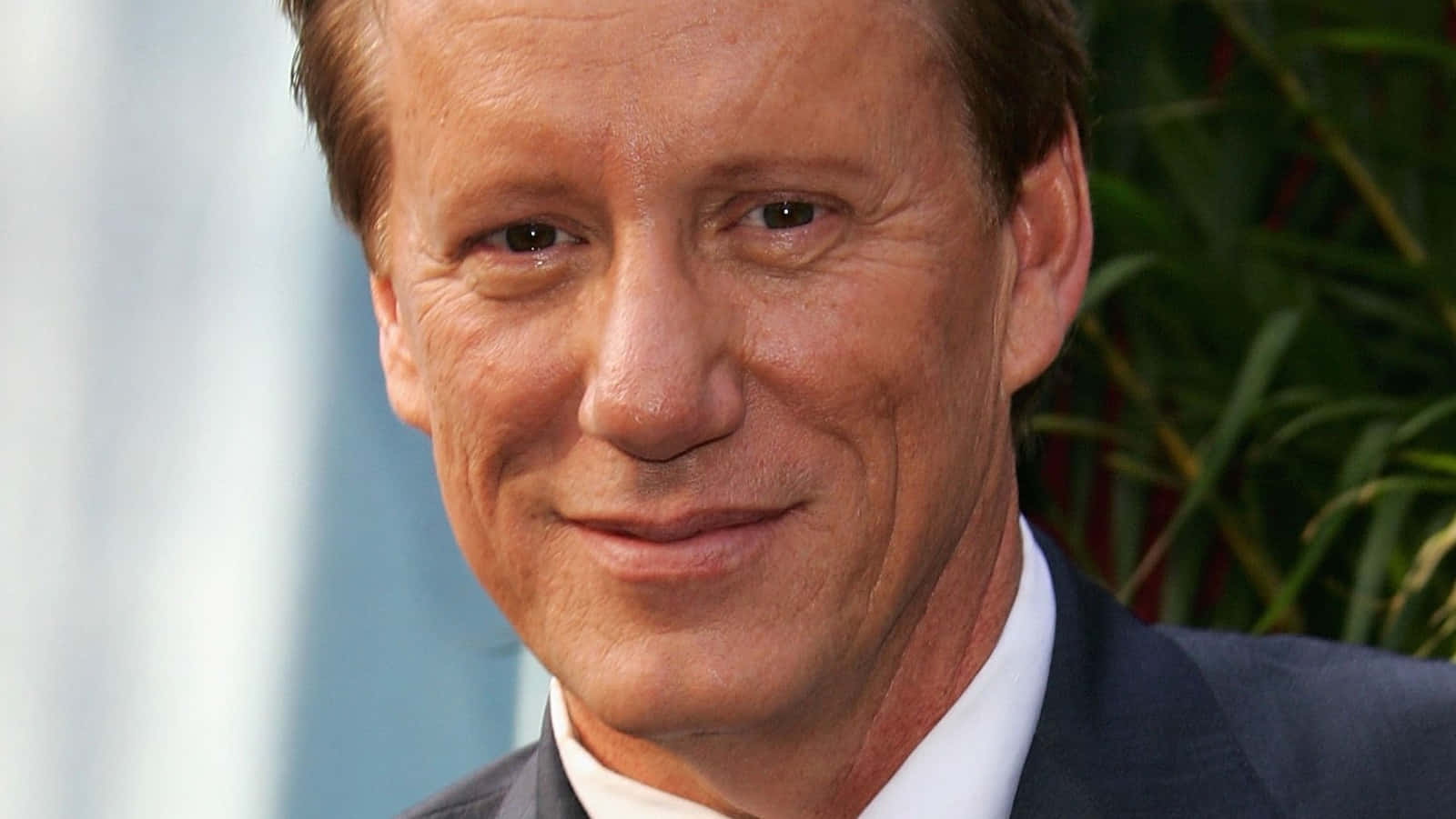 James Woods, suit, green foliage, HD Desktop Wallpaper