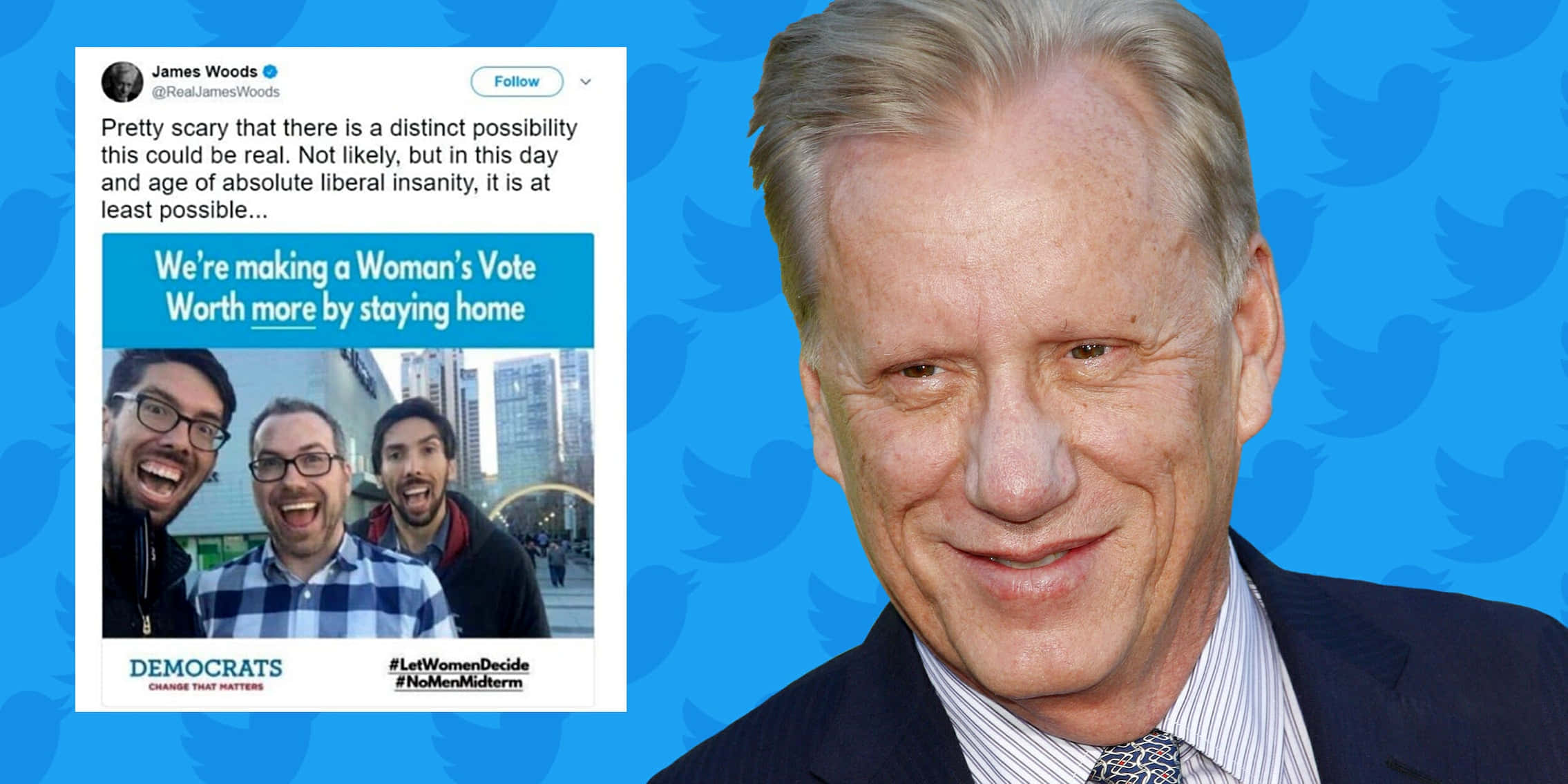 James Woods, American actor, suit, Full HD Desktop Wallpaper