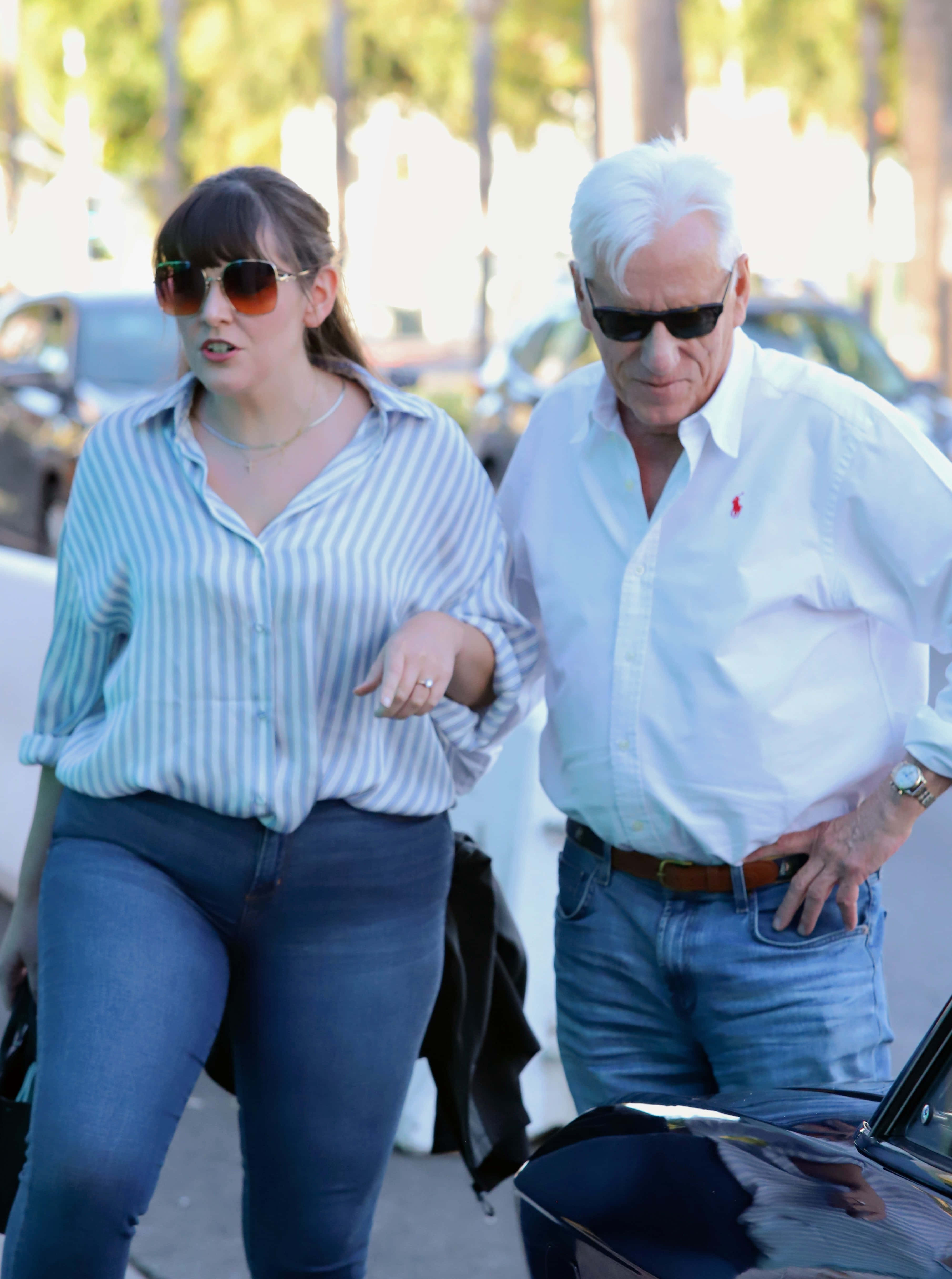 James Woods, sunglasses, sunlit street, 4K Phone Wallpaper