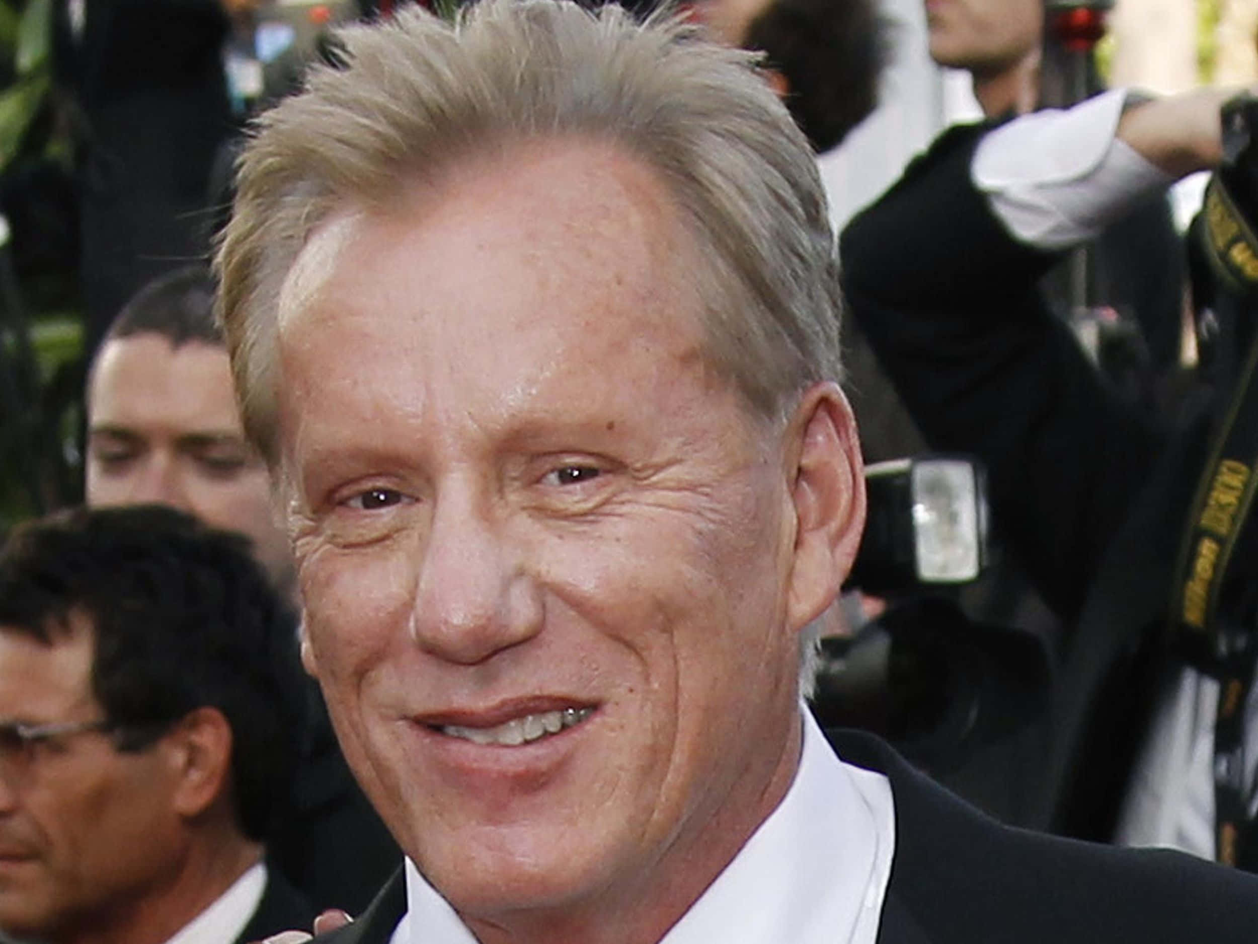 James Woods, gray hair, black suit, Full HD Desktop Wallpaper