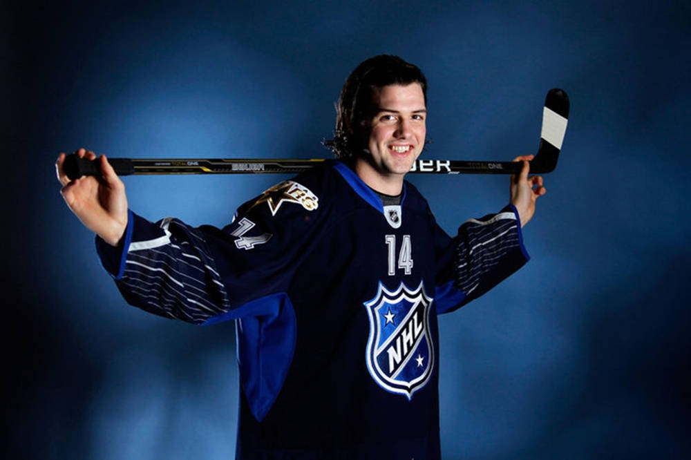Jamie Benn, NHL jersey, dark blue, SD Desktop Wallpaper